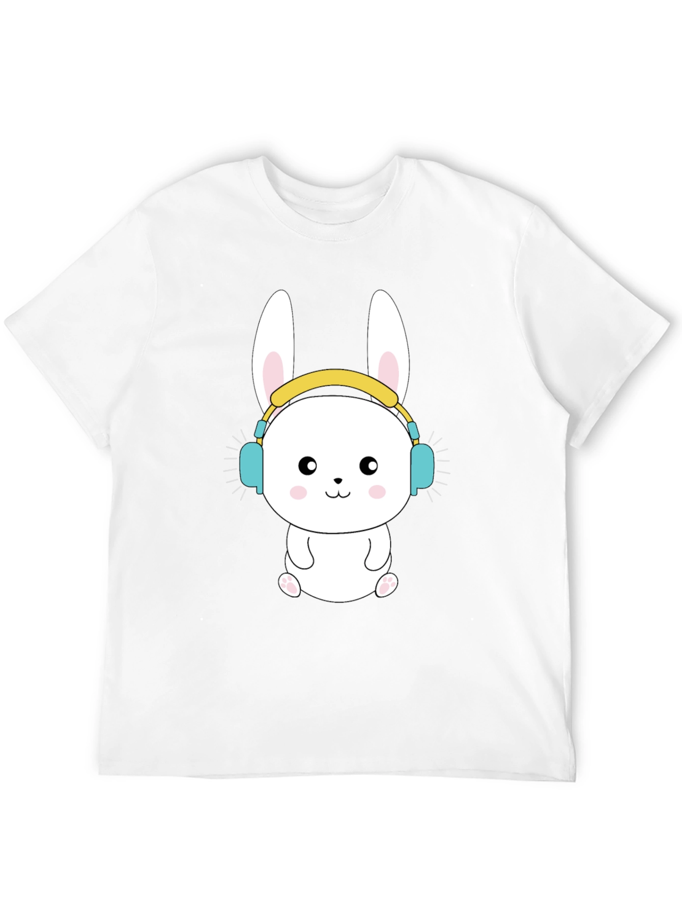 Cute Bunny DJ Graphic Tee