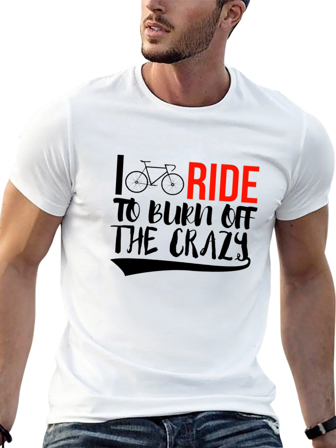 I Ride To Burn Off The Crazy Graphic T-Shirt