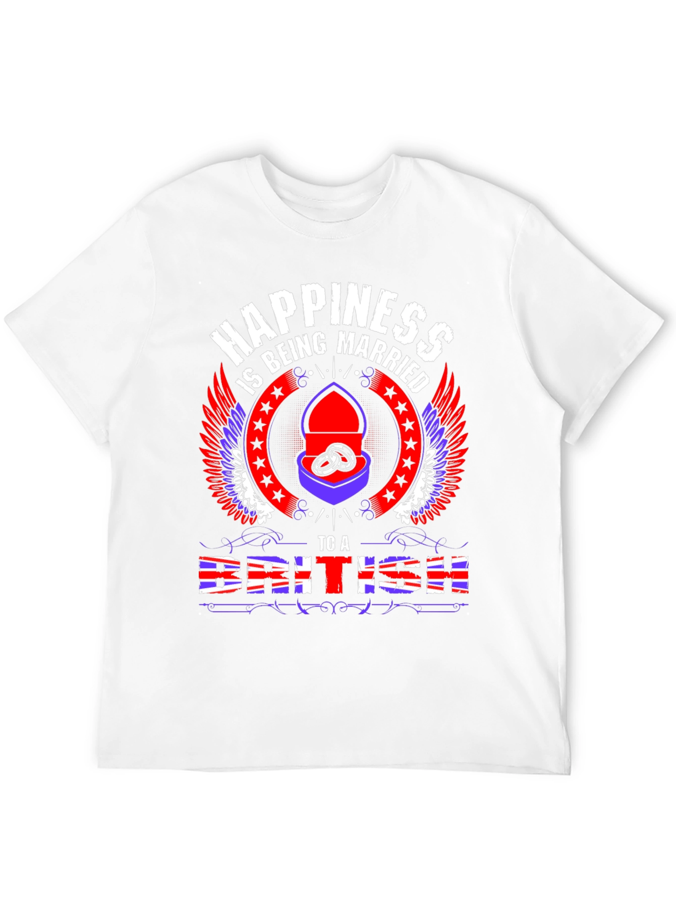 Happiness Being Married to a British T-Shirt