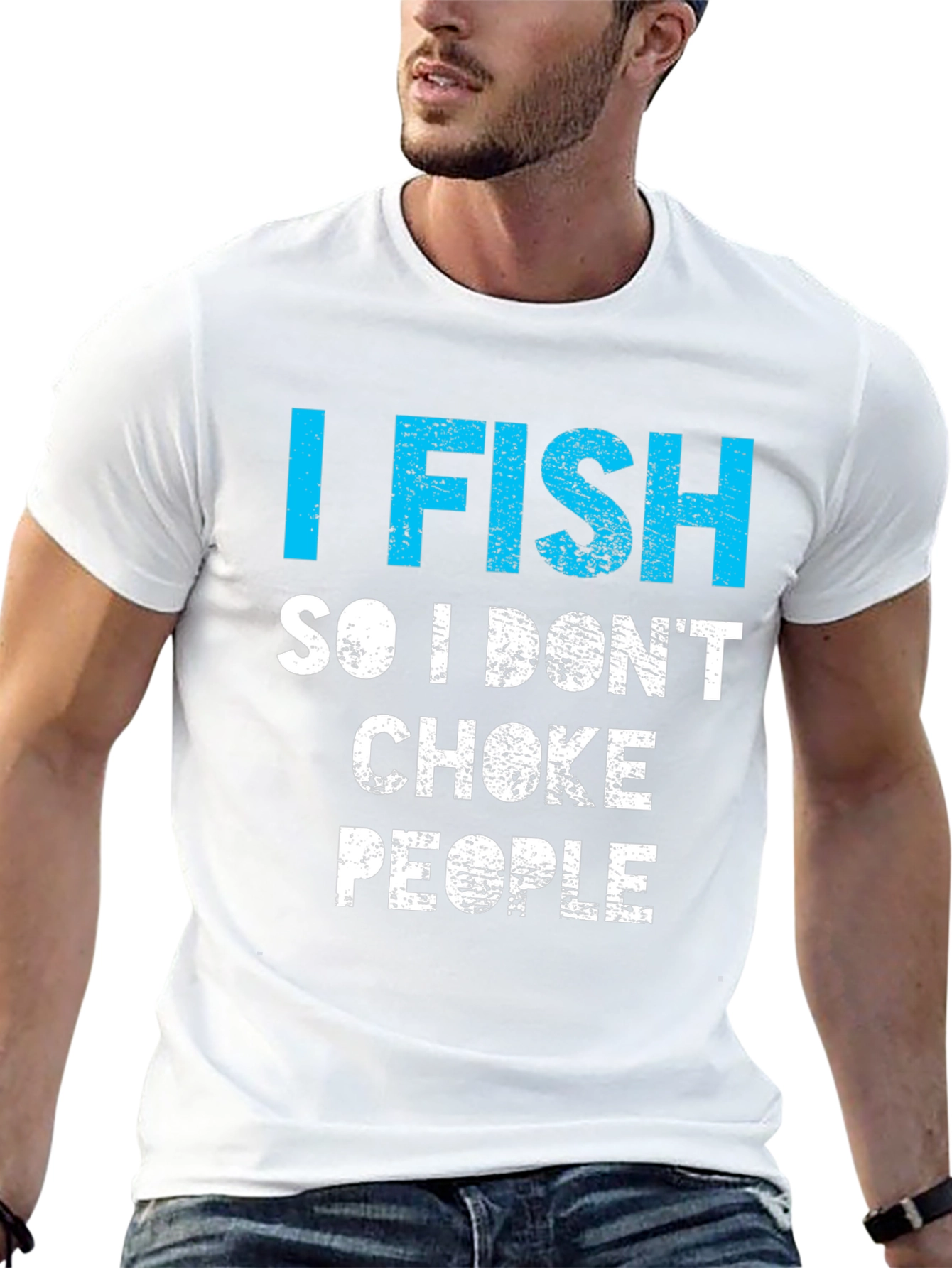 Funny I Fish So I Dont Choke People T-Shirt