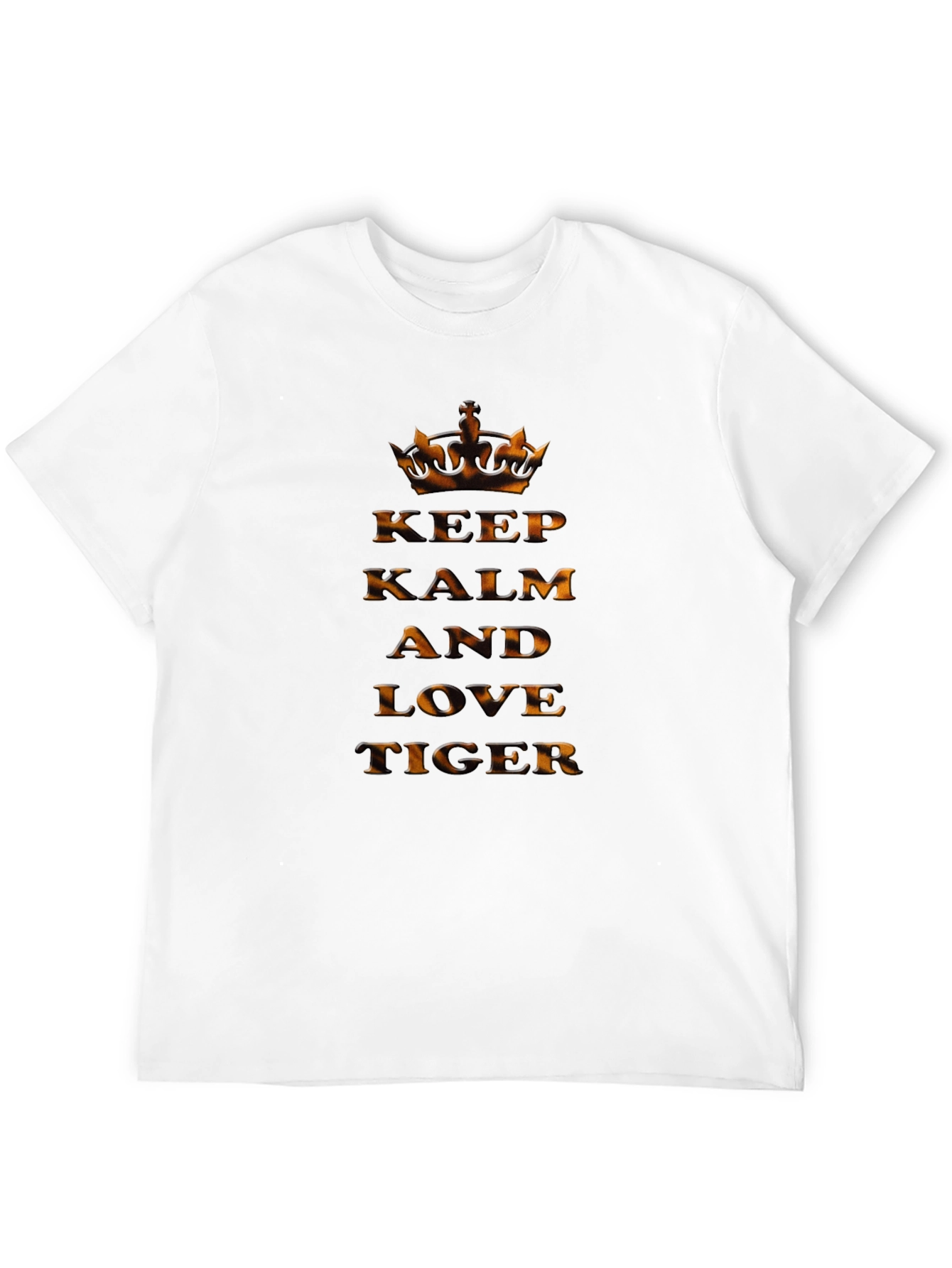 Keep Calm and Love Tiger Graphic Tee