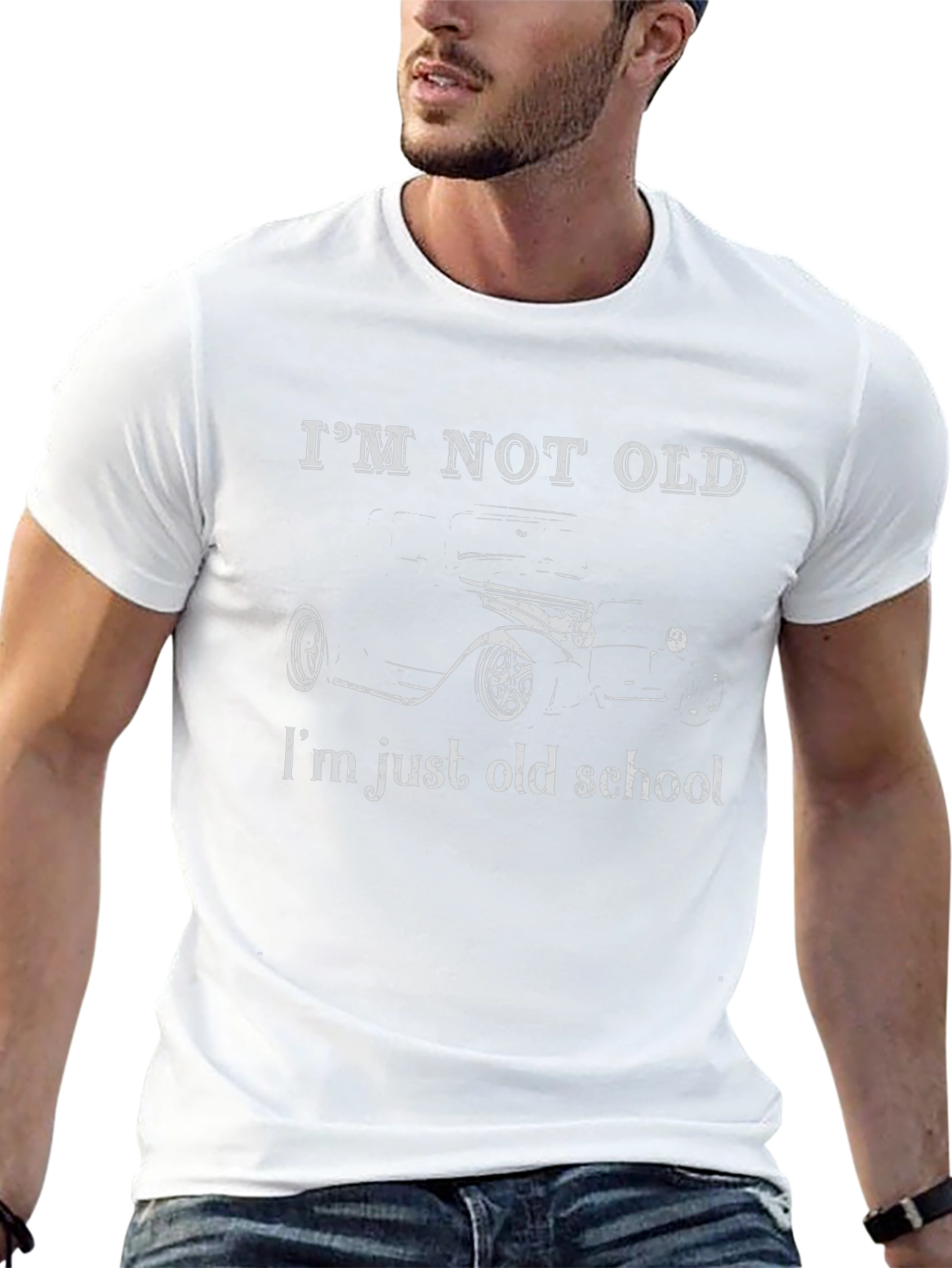 Im Not Old Im Old School Car T-Shirt