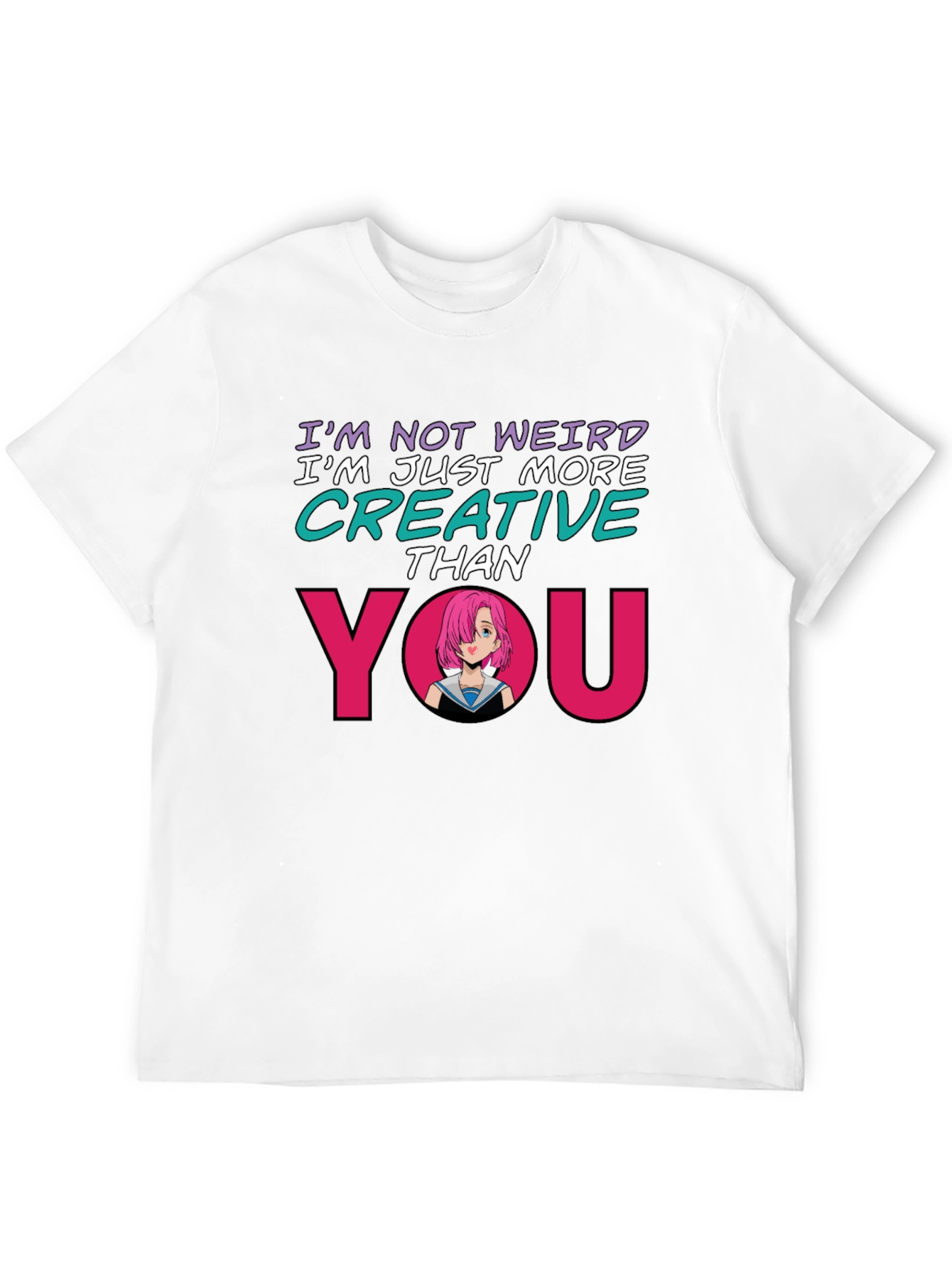 Creative Anime Graphic T-Shirt