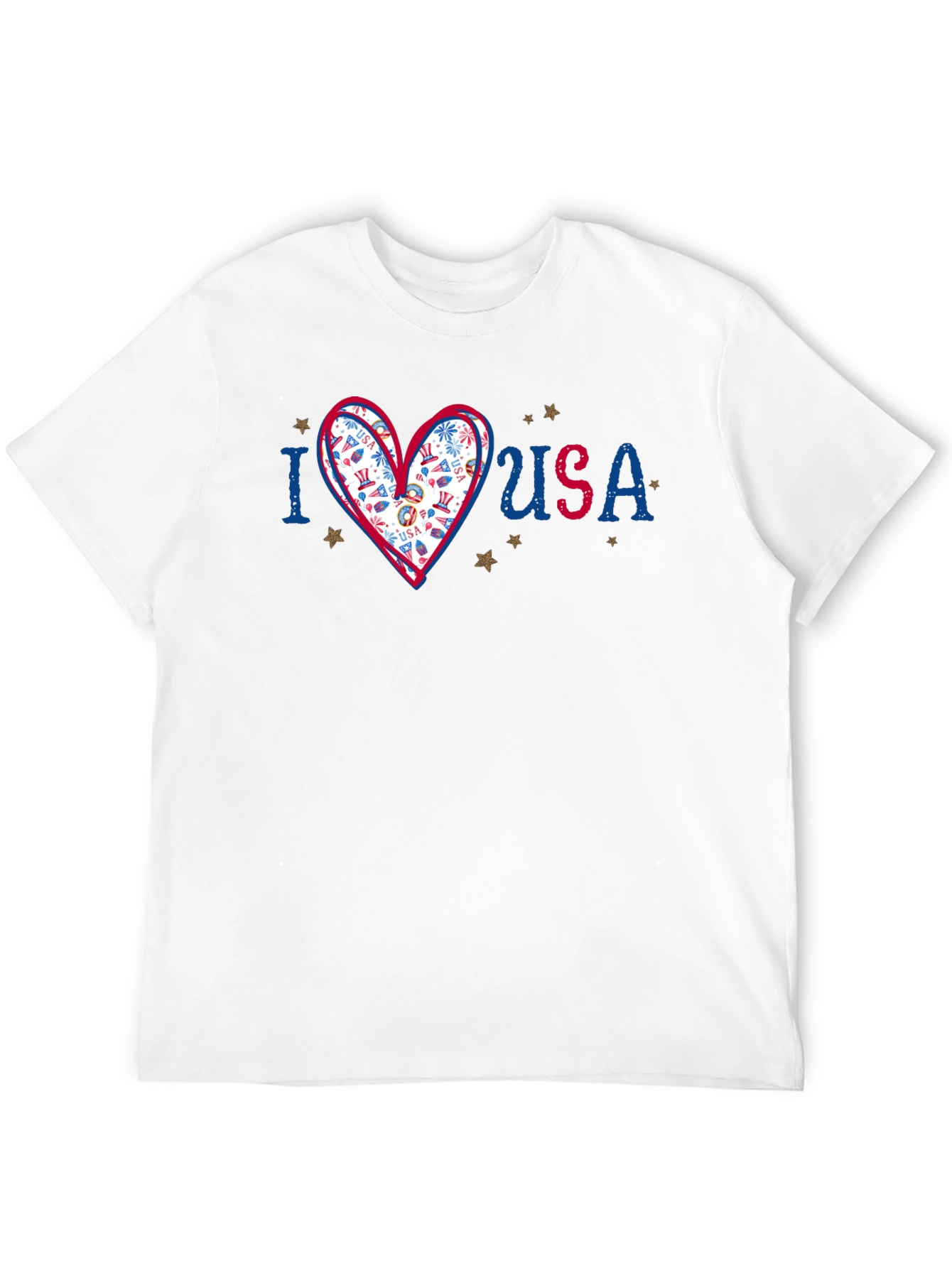 I Love USA Graphic T-Shirt