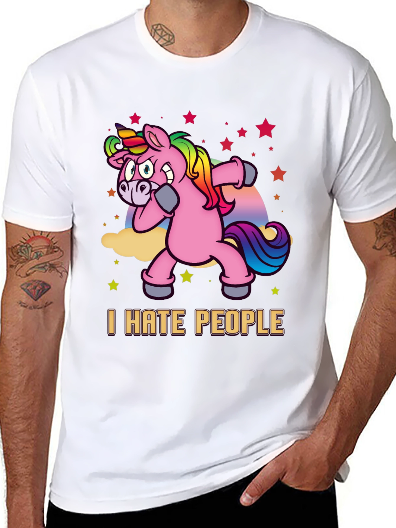 I Hate People Unicorn T-Shirt