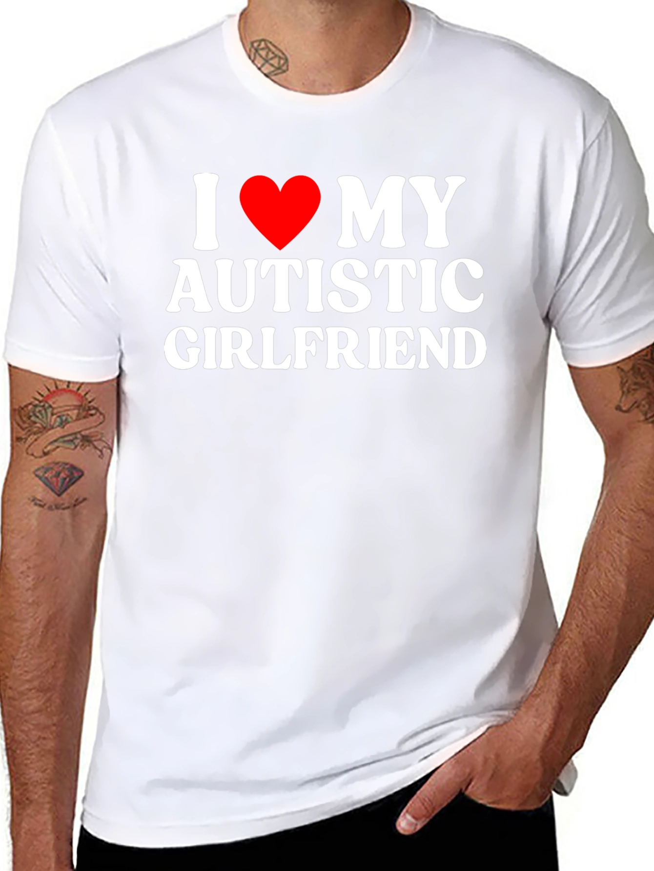 I Love My Autistic Girlfriend Graphic Tee