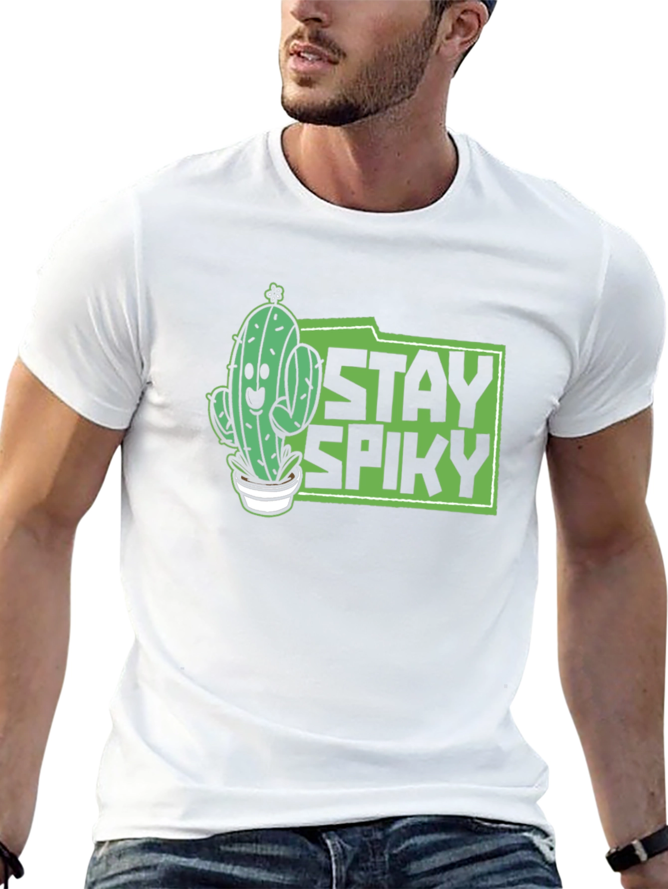 Stay Spiky Cactus Graphic Tee