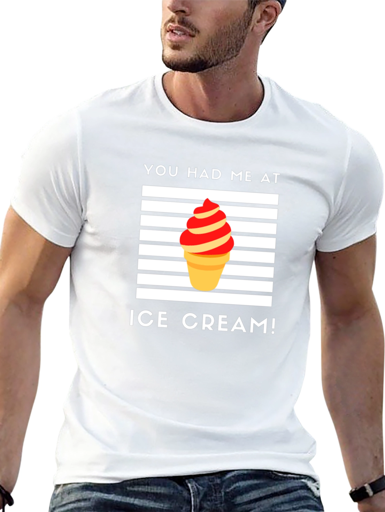 You Had Me At Ice Cream Graphic T-Shirt