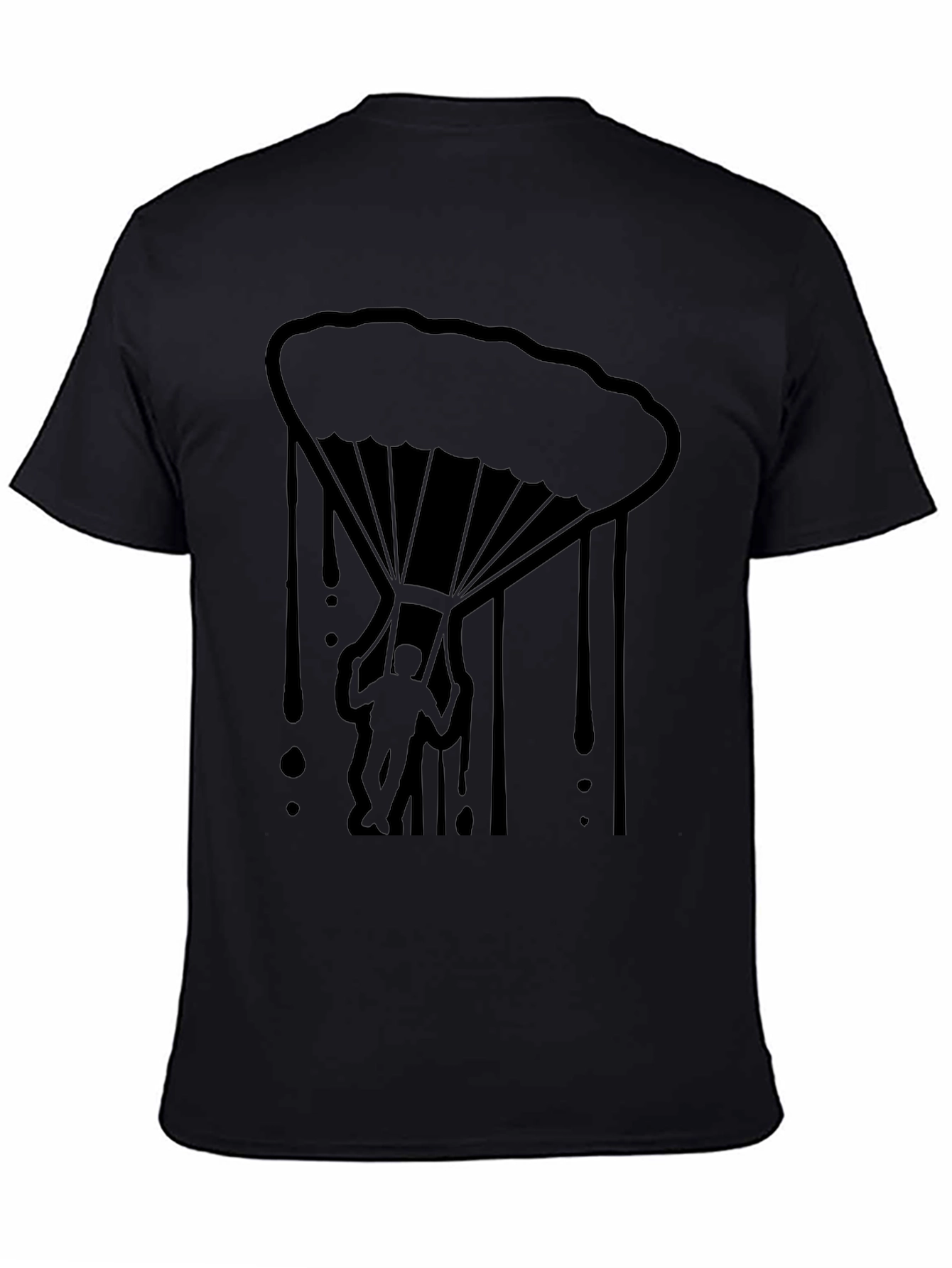Parachute Black Graphic T-Shirt