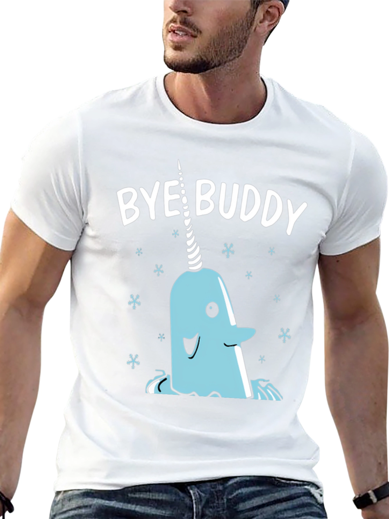 Bye Buddy Narwhal T-Shirt