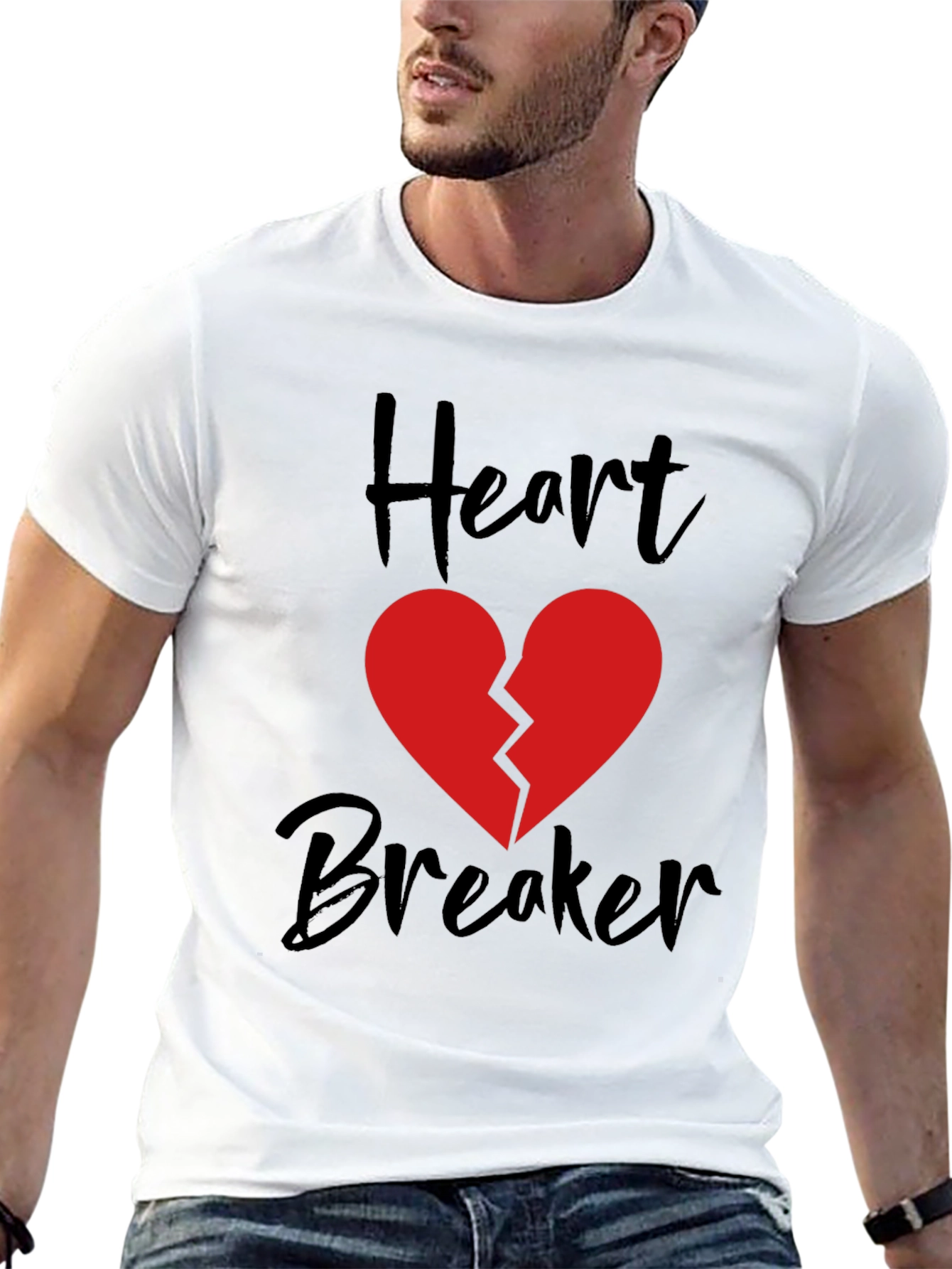 Heartbreaker Graphic Tee - Bold Design Soft Fabric