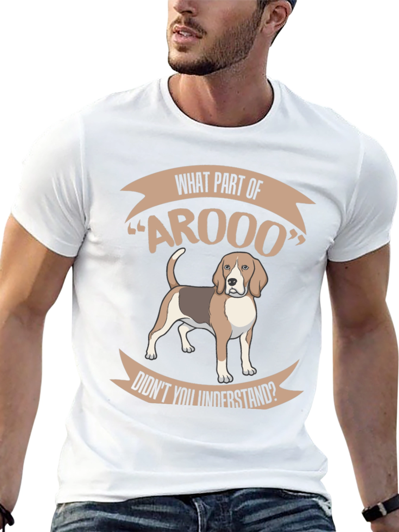 Funny Beagle AROOO T-Shirt