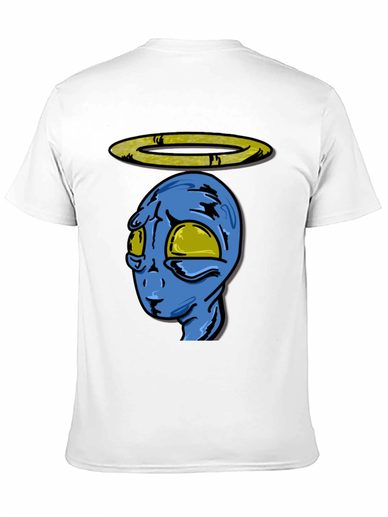 Alien with Halo Graphic T-Shirt