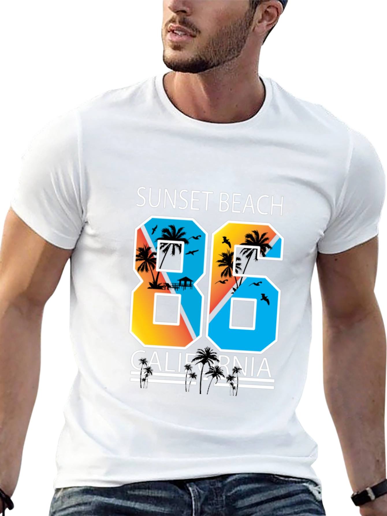 Sunset Beach California 86 T-Shirt