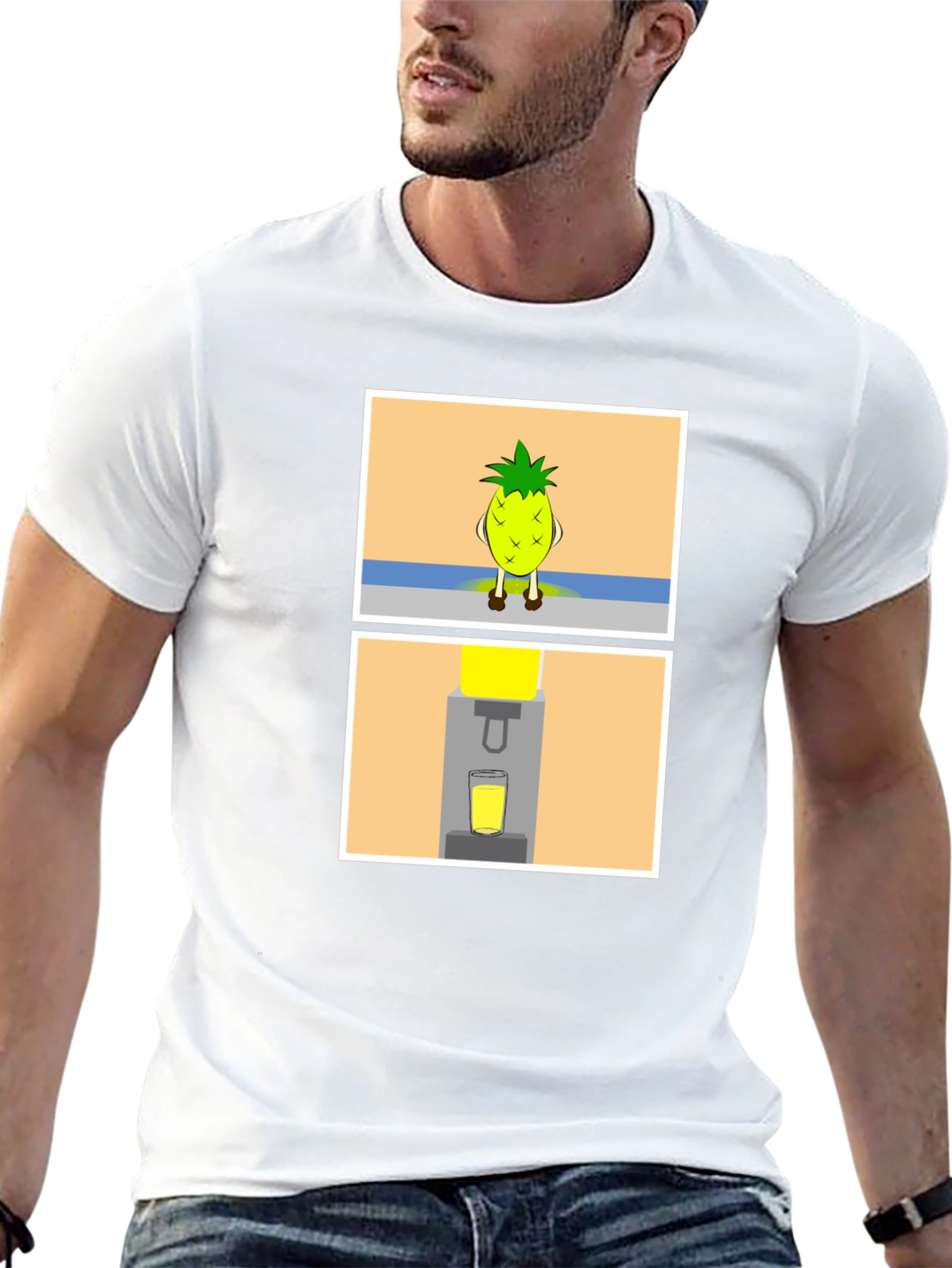 Pineapple Juice Graphic Tee - Fresh & Fun!