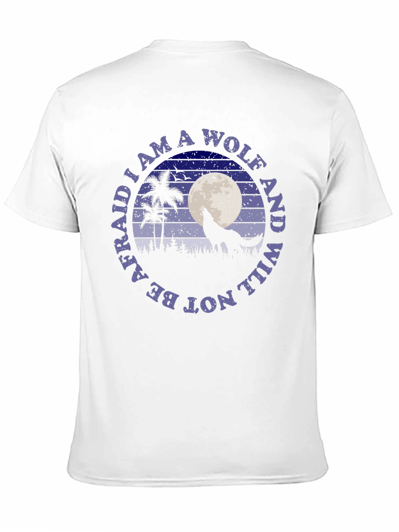 Wolf Moon Graphic Tee - Not Afraid T-Shirt