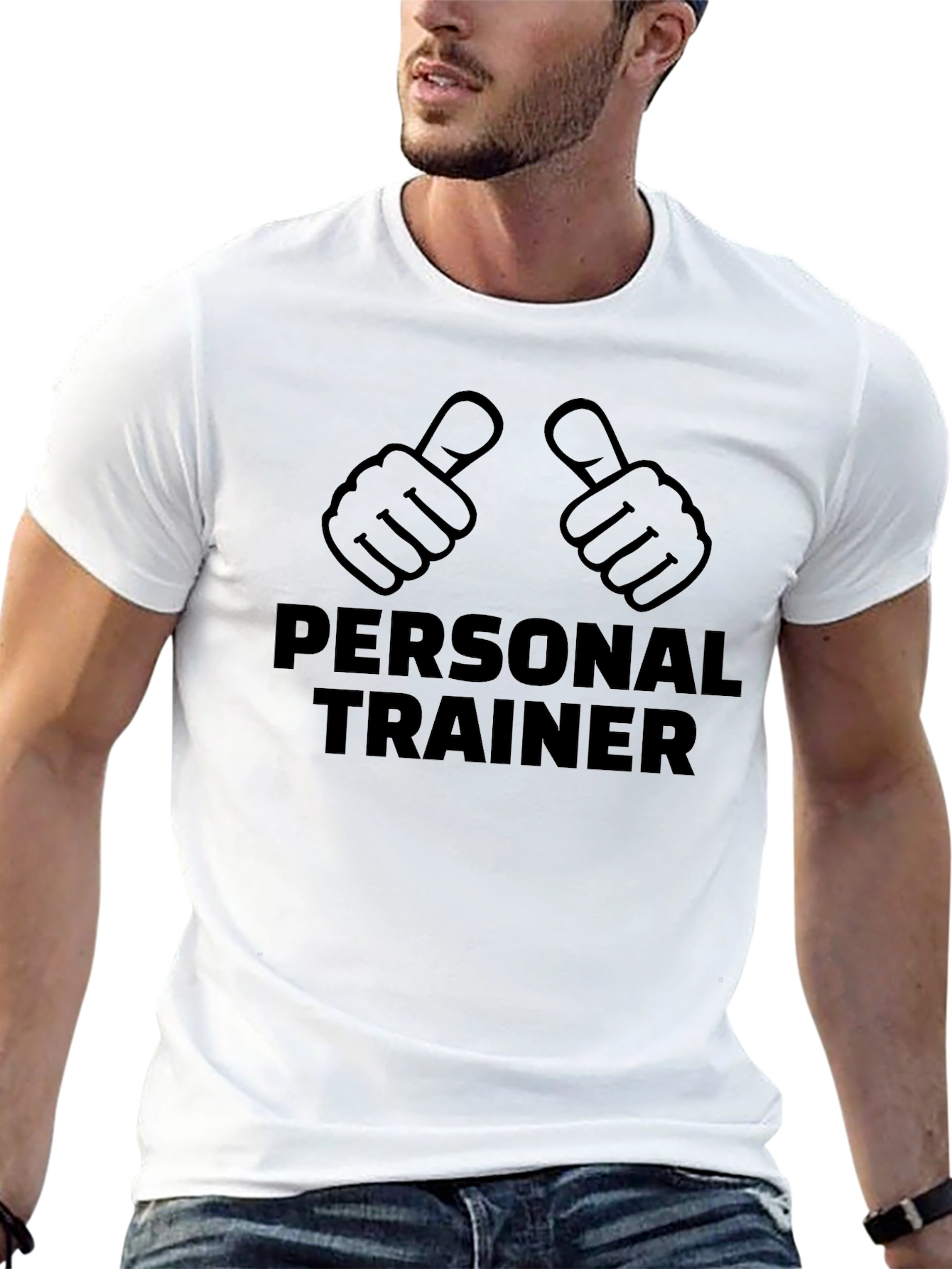 Personal Trainer Graphic T-Shirt - Black