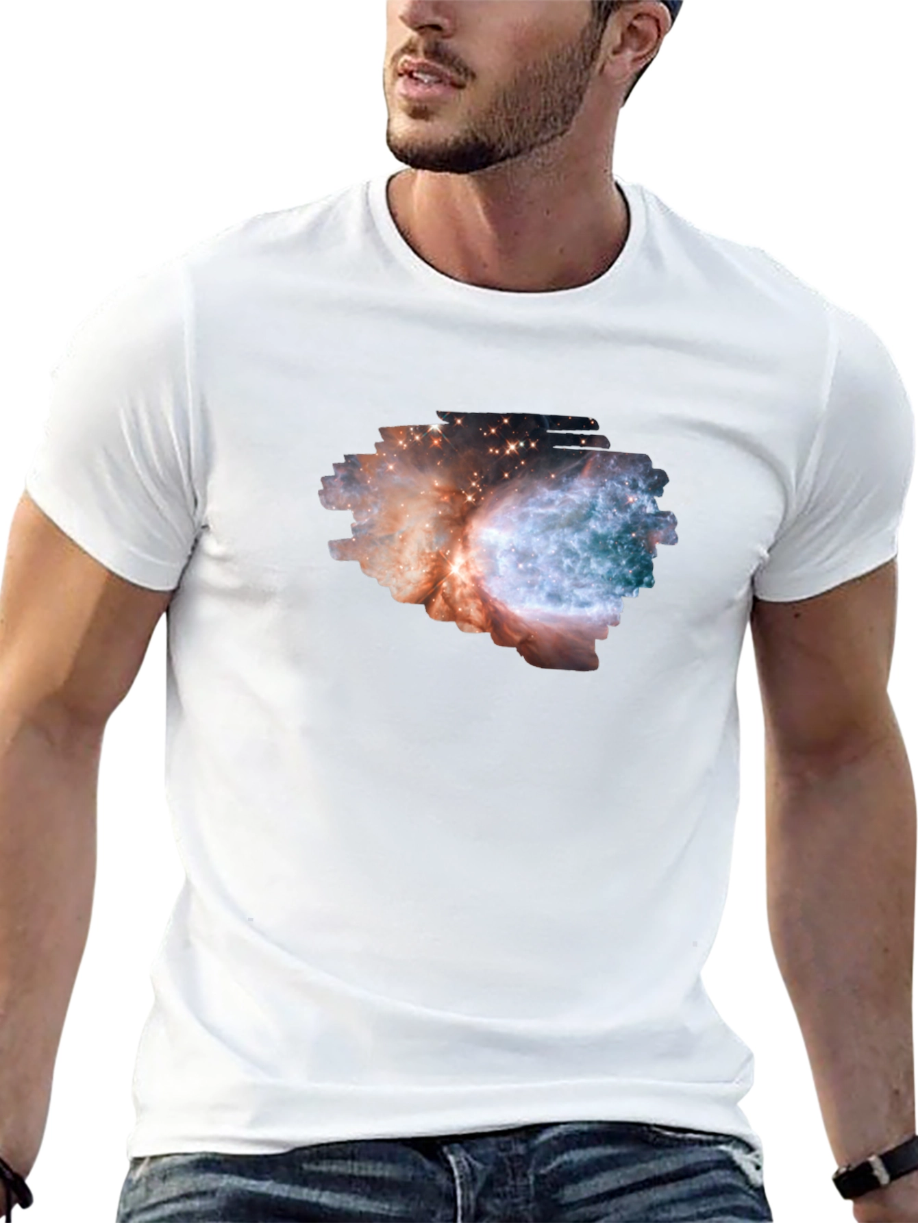 Nebula Graphic T-Shirt - Cosmic Style