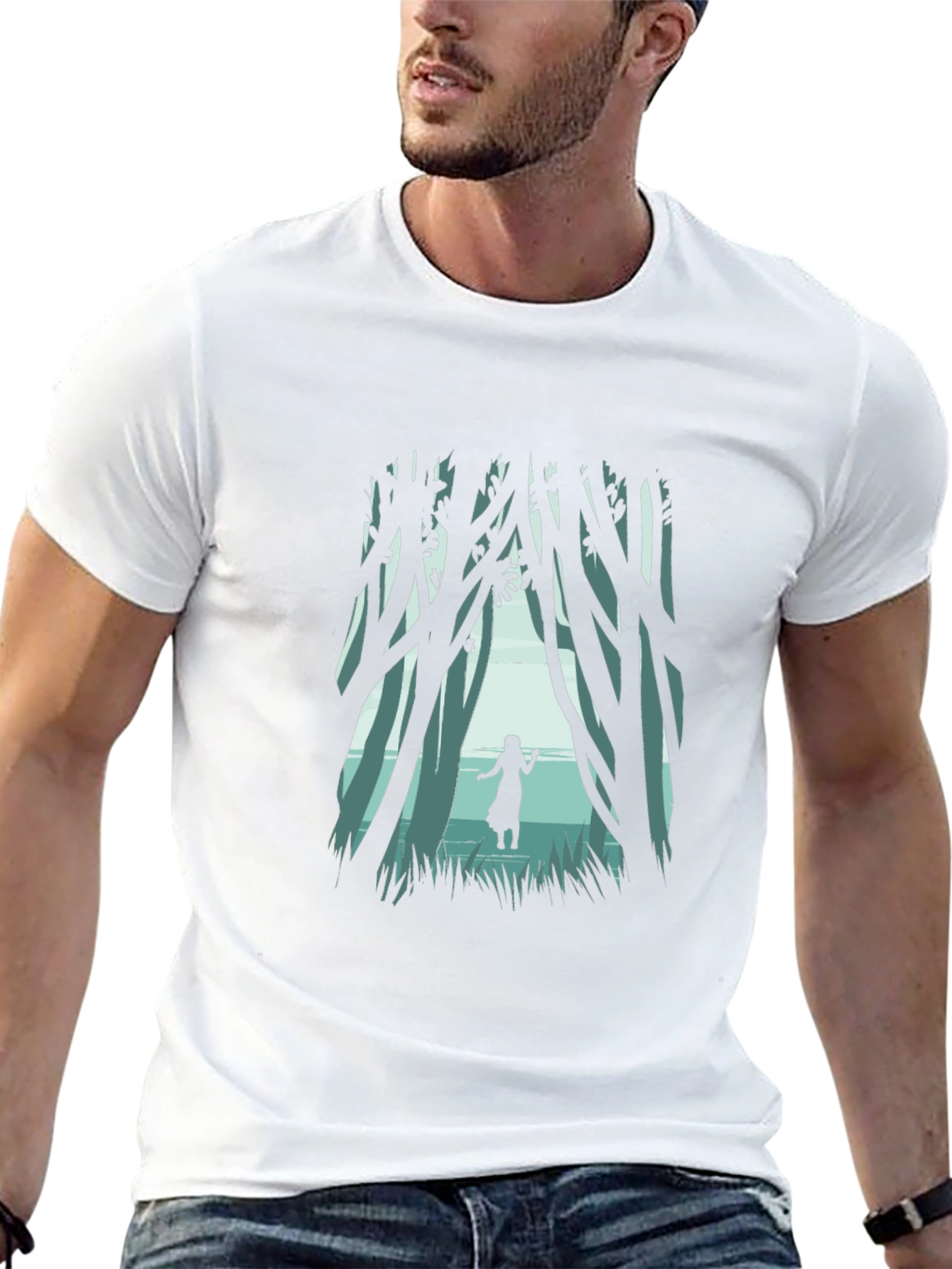 Mystic Forest Graphic Tee - Nature Inspired T-Shirt