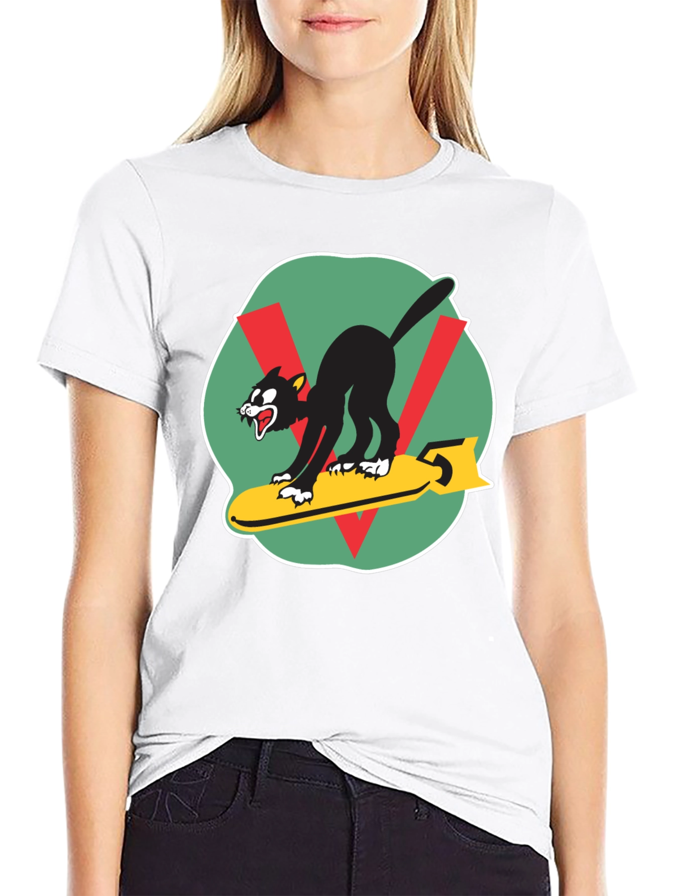 Black Cat Squadron T-Shirt