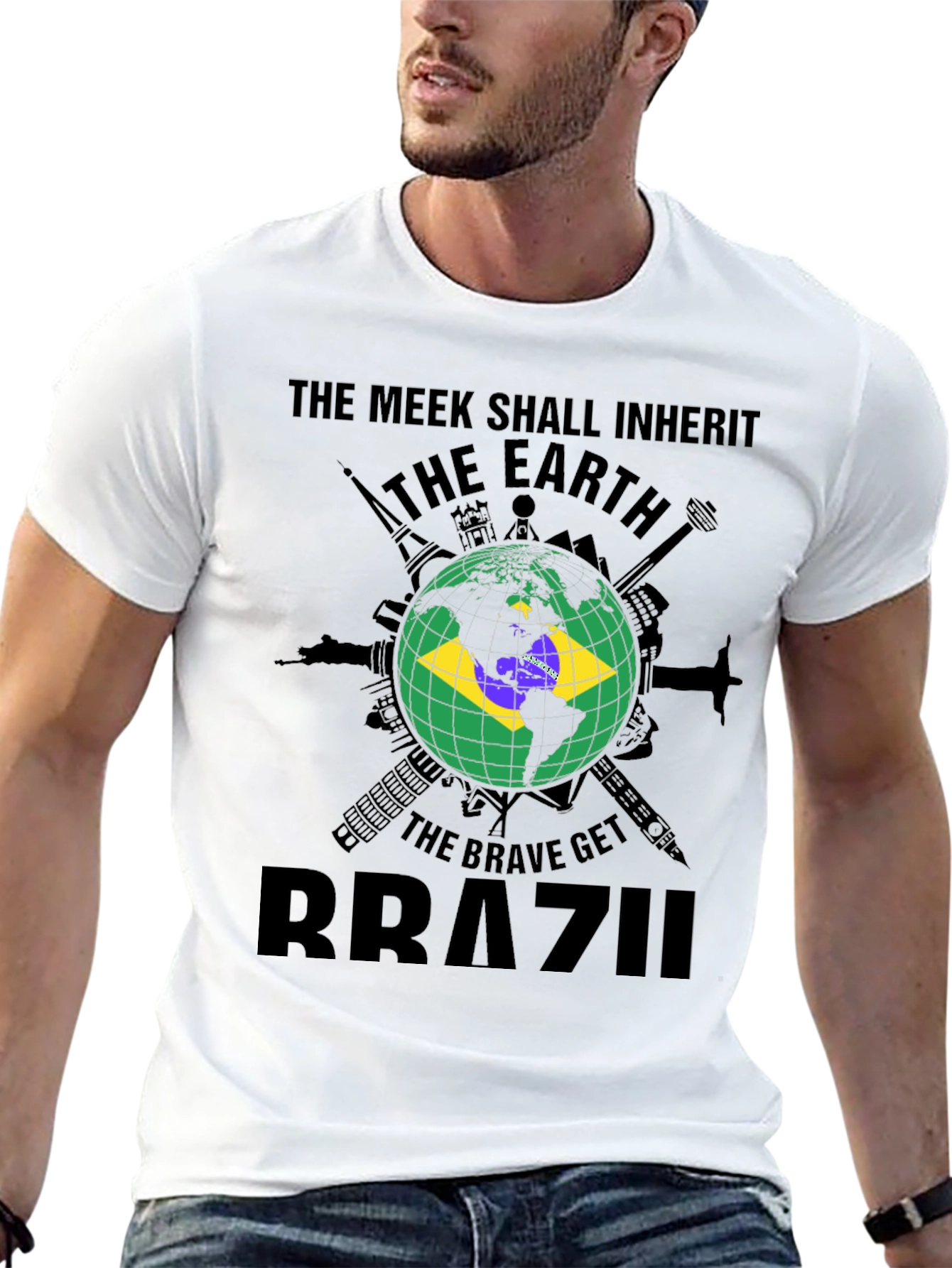 The Meek Shall Inherit Brazil T-Shirt