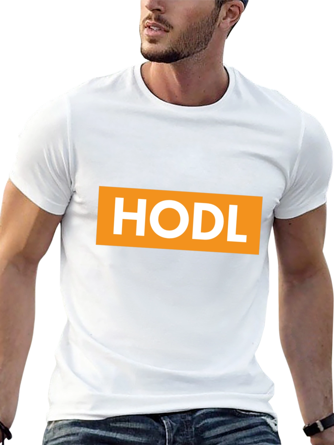 HODL Crypto T-Shirt - Black Cotton Tee