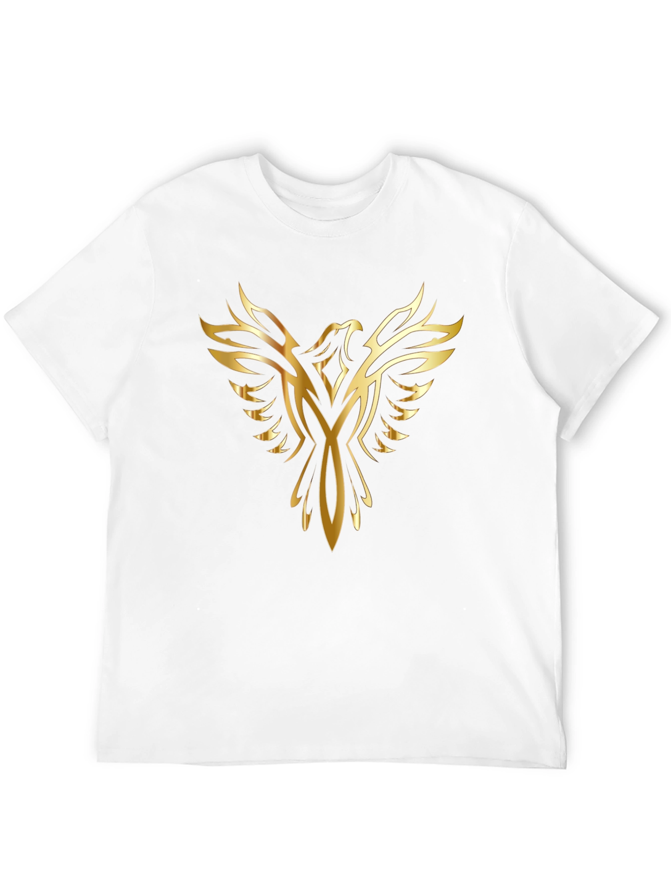 Golden Phoenix Black T-Shirt for Men