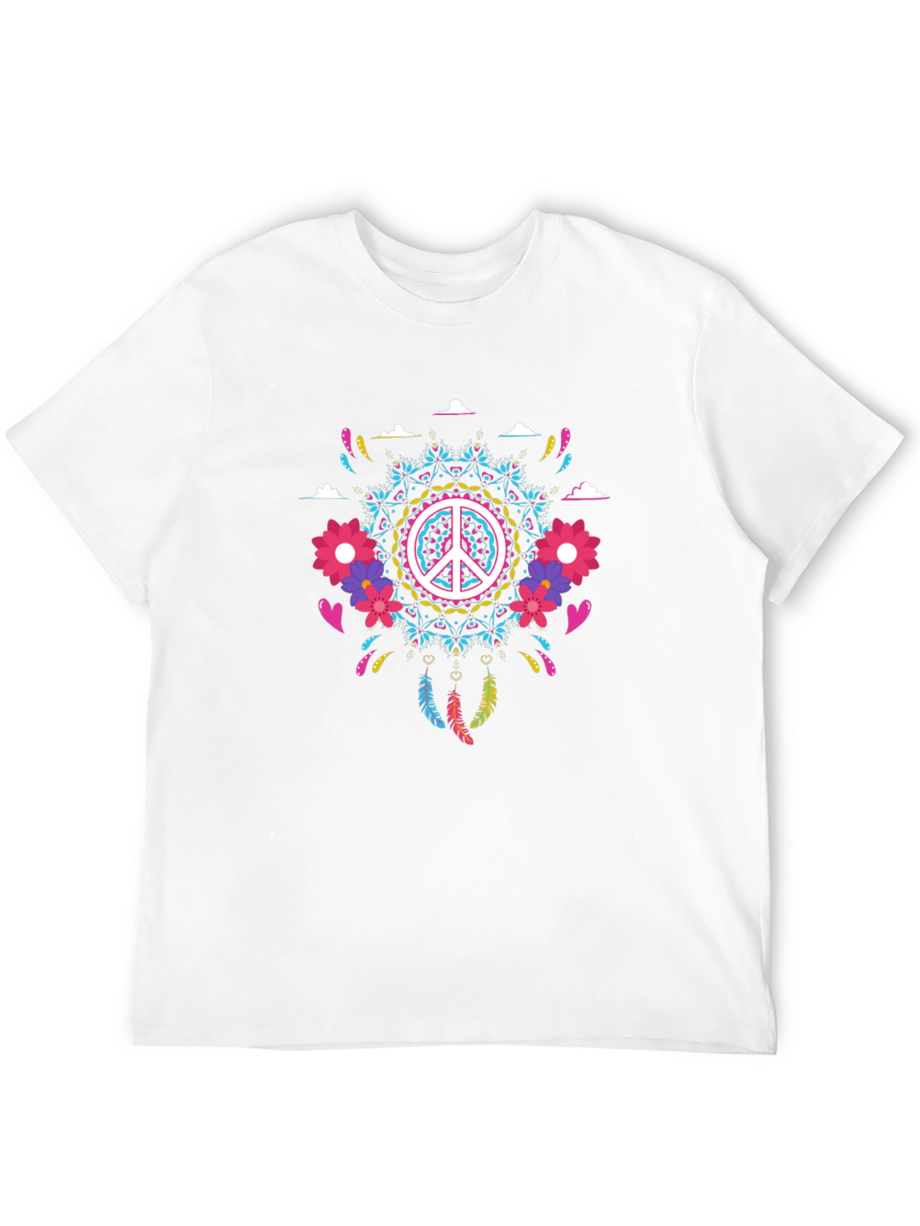 Hippie Peace Sign Graphic Tee