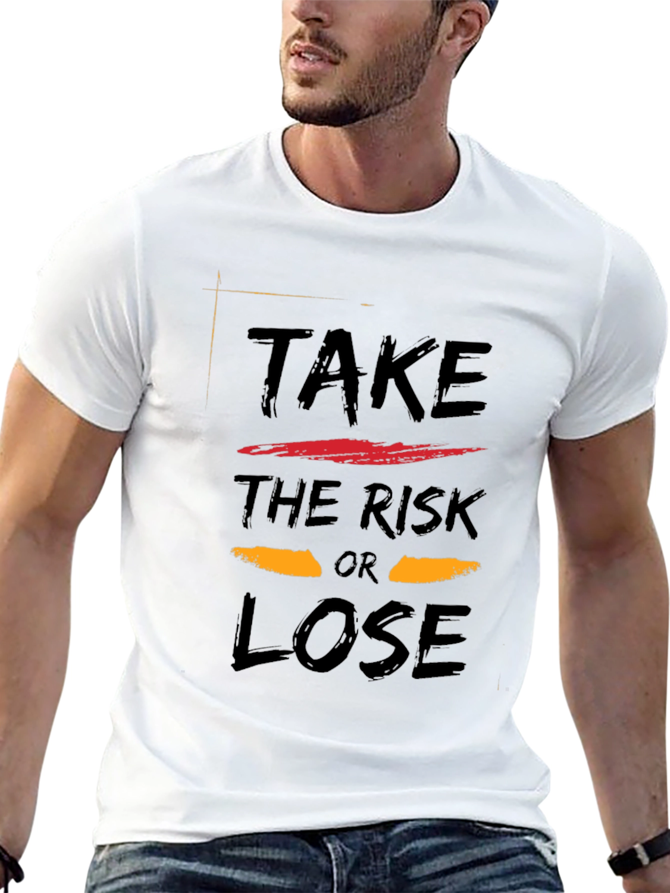 Take The Risk or Lose Black T-Shirt