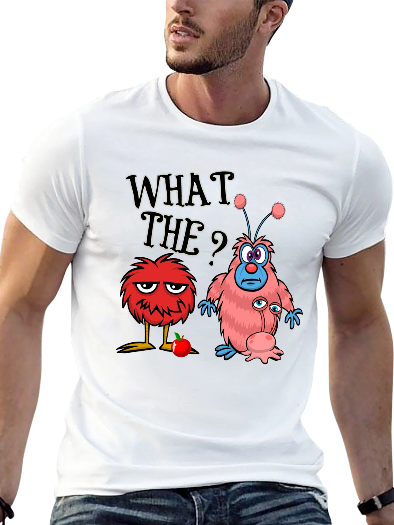 Funny What The? Monster Graphic Tee