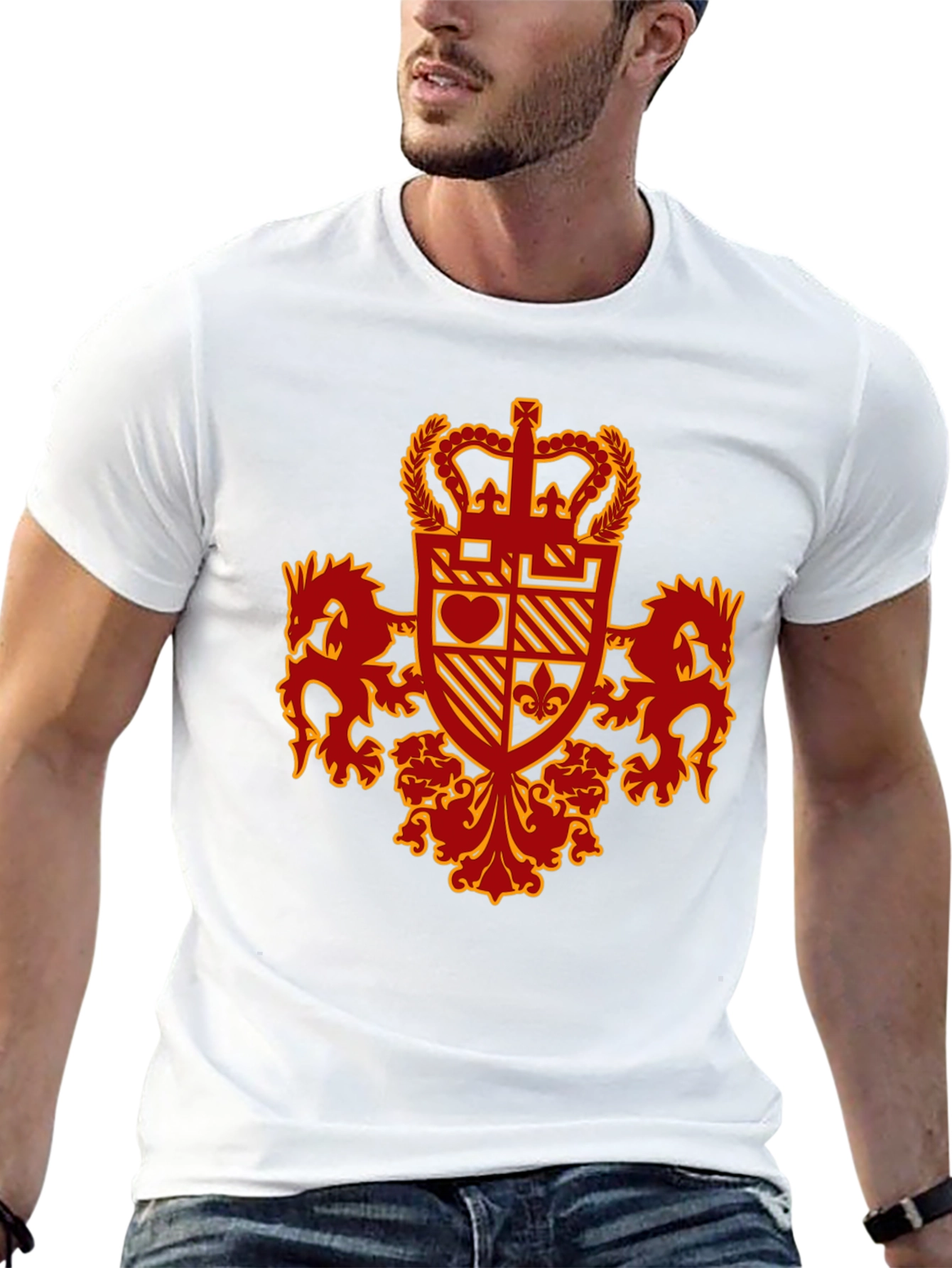 Crest Graphic Tee - Black