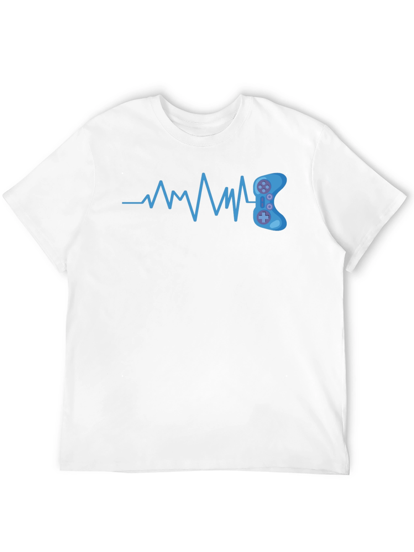 Gamer Heartbeat Graphic T-Shirt - Cool Design