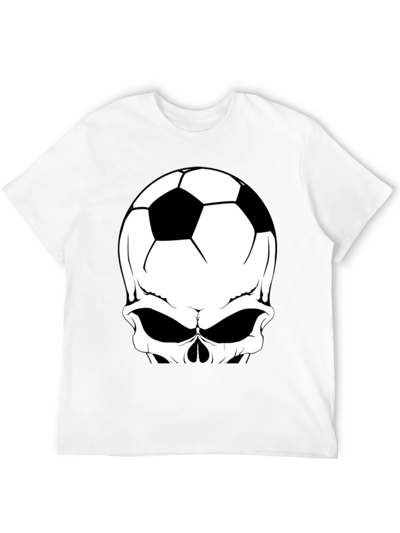 Skull Soccer Graphic T-Shirt