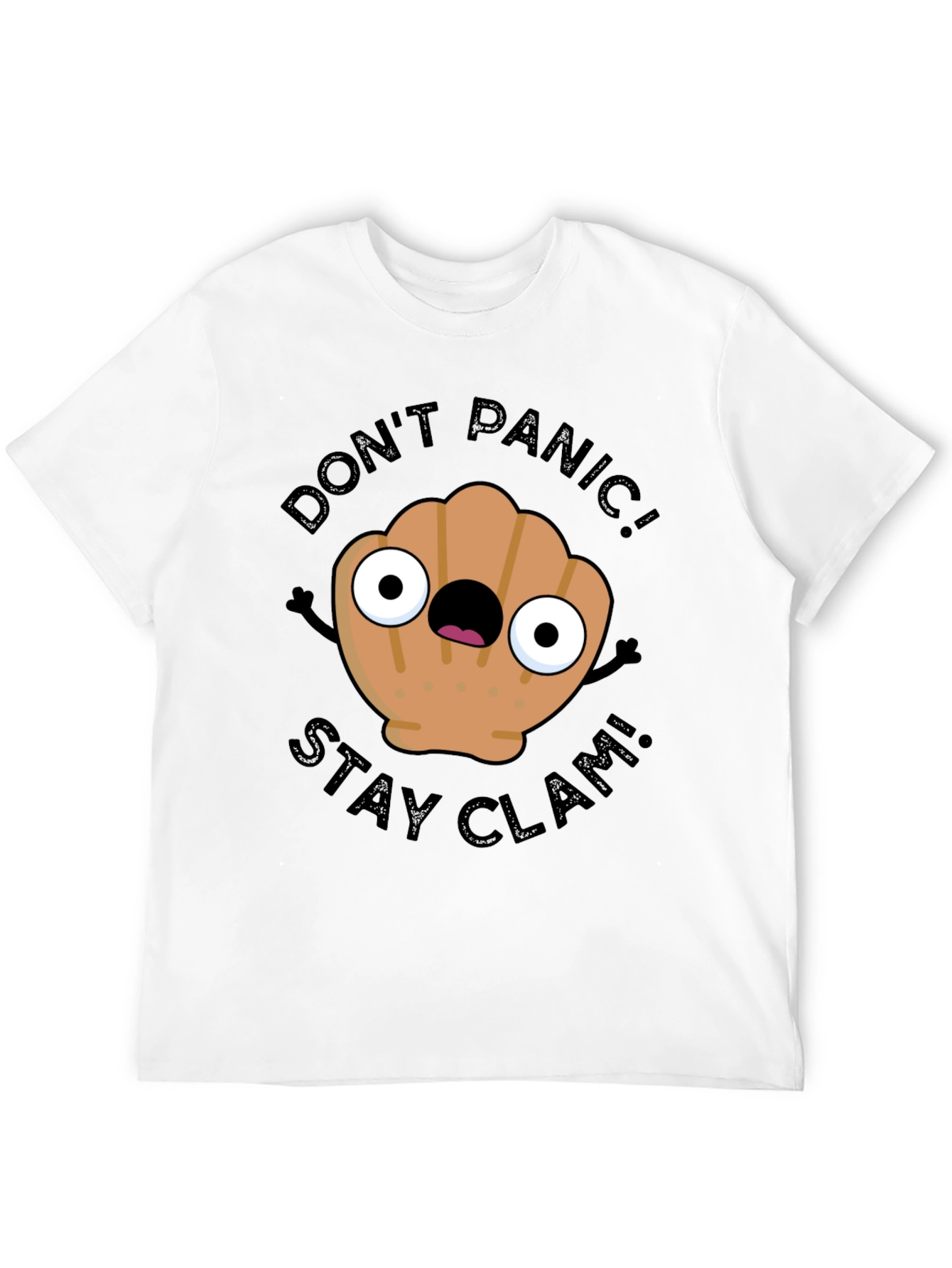 Dont Panic Stay Clam T-Shirt
