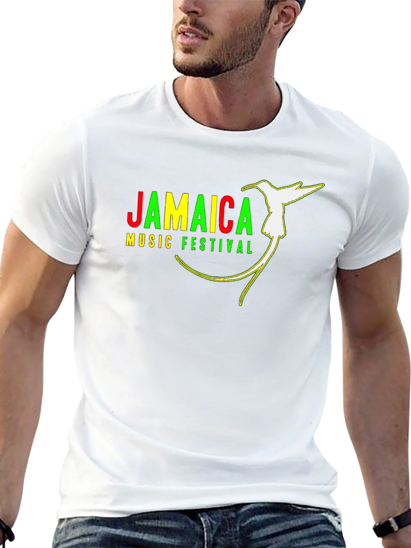 Jamaica Music Festival Black T-Shirt