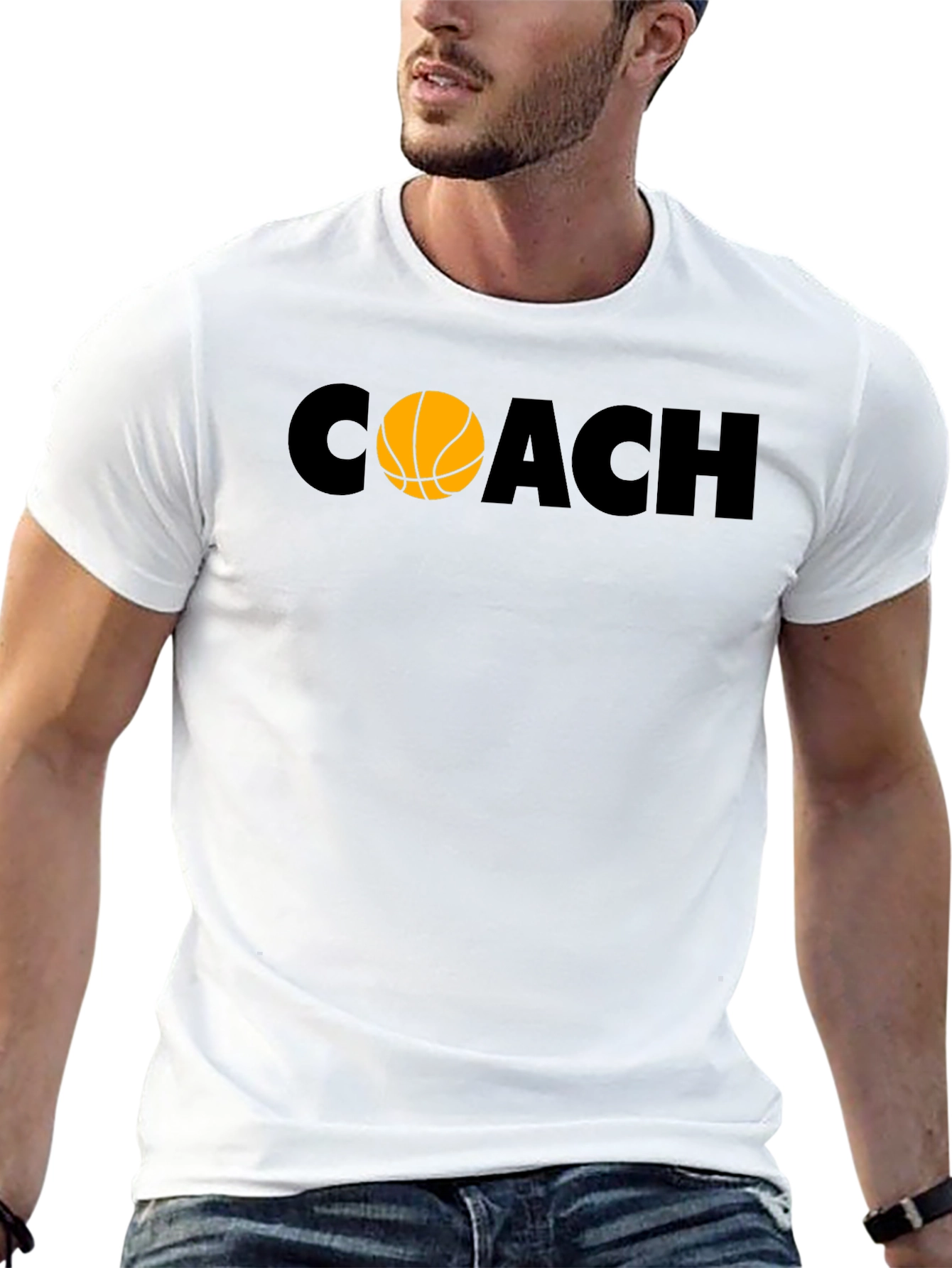 Basketball Coach T-Shirt - Stylish Sports Apparel