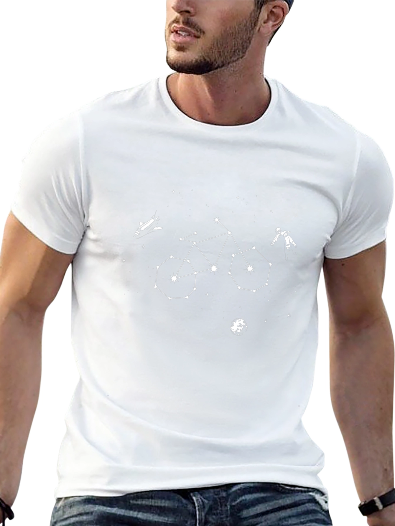 Cosmic Bike T-Shirt - Astronomy Cycling Tee