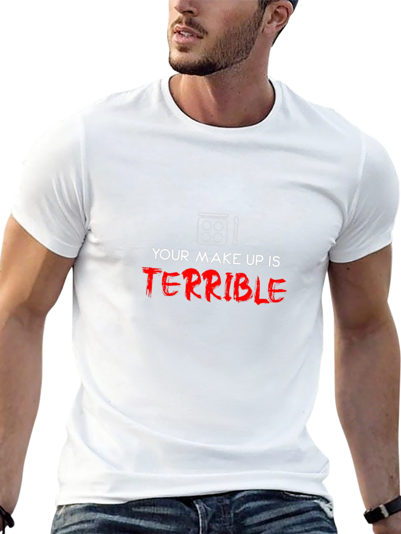 Terrible Makeup Graphic T-Shirt
