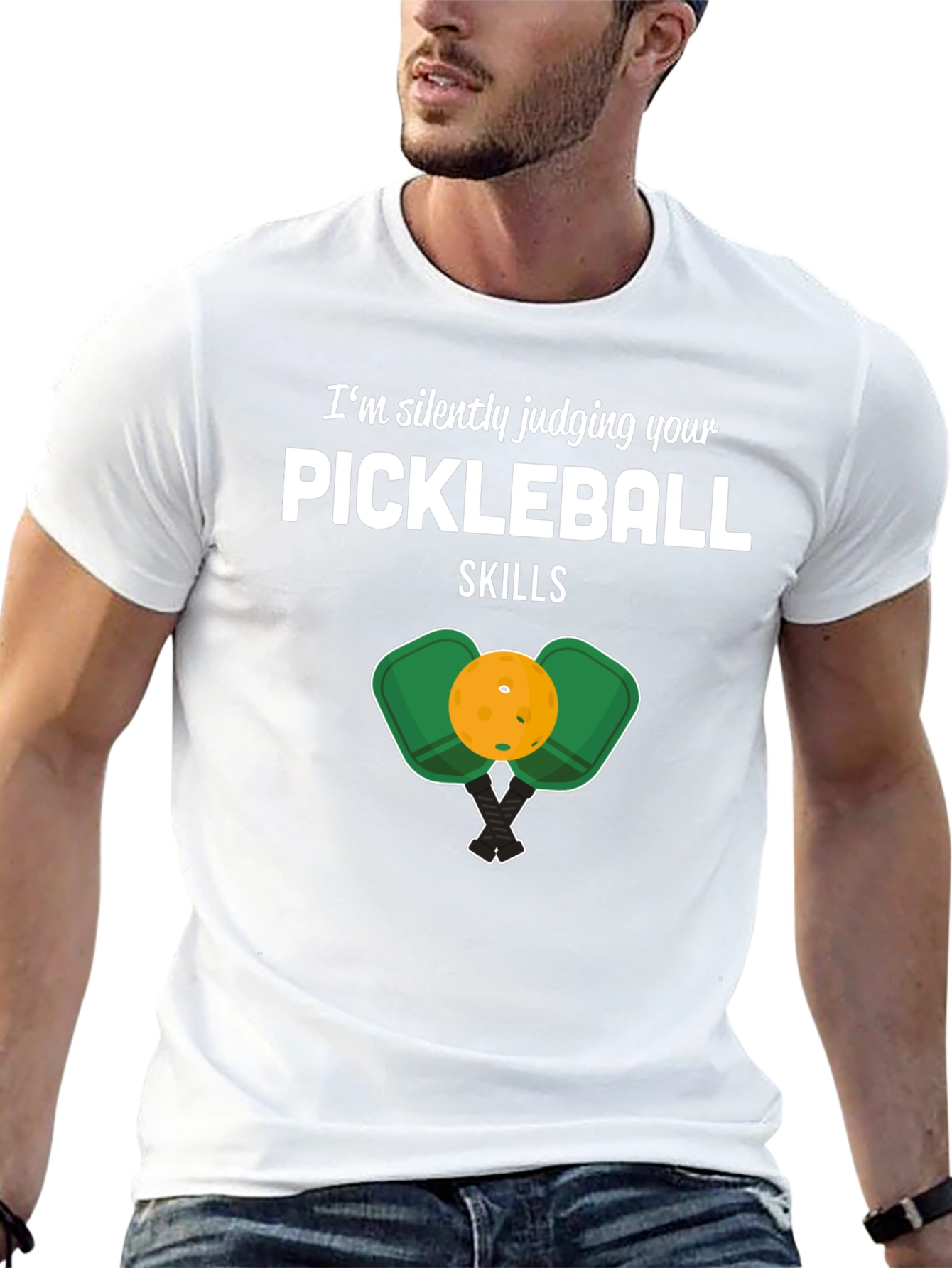 Pickleball Skills Graphic Tee - Humorous Gift