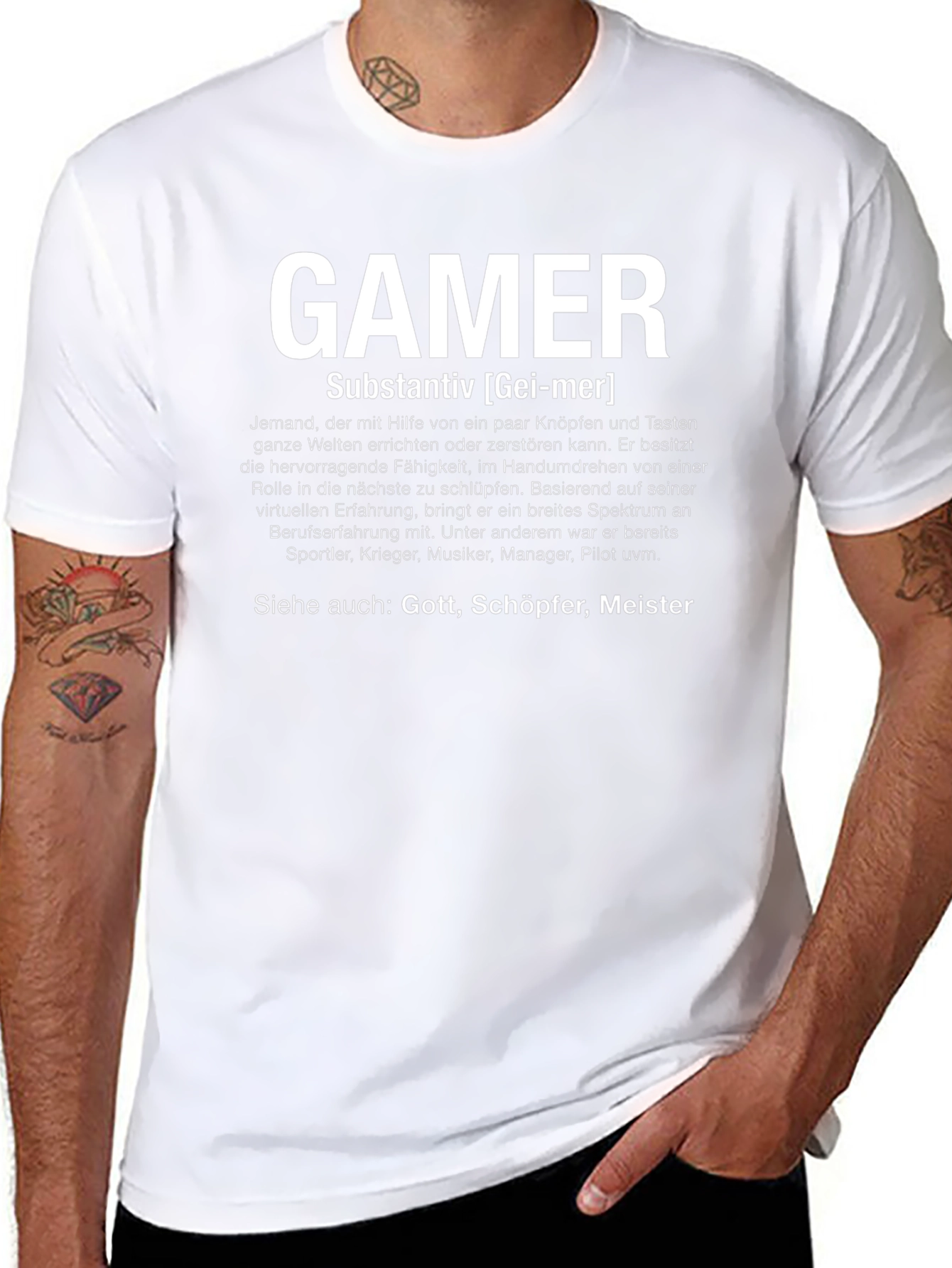 Gamer Definition T-Shirt - Funny Geek Nerd Tee