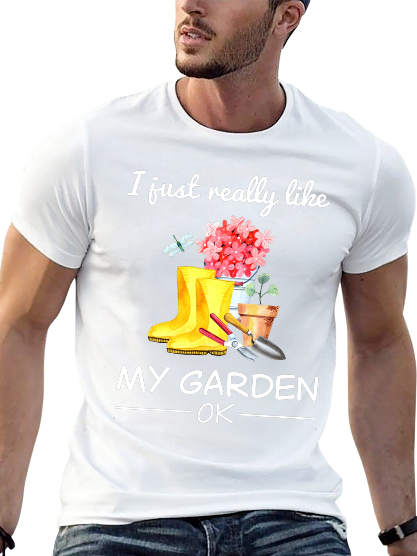Gardening T-Shirt - I Just Really Like My Garden