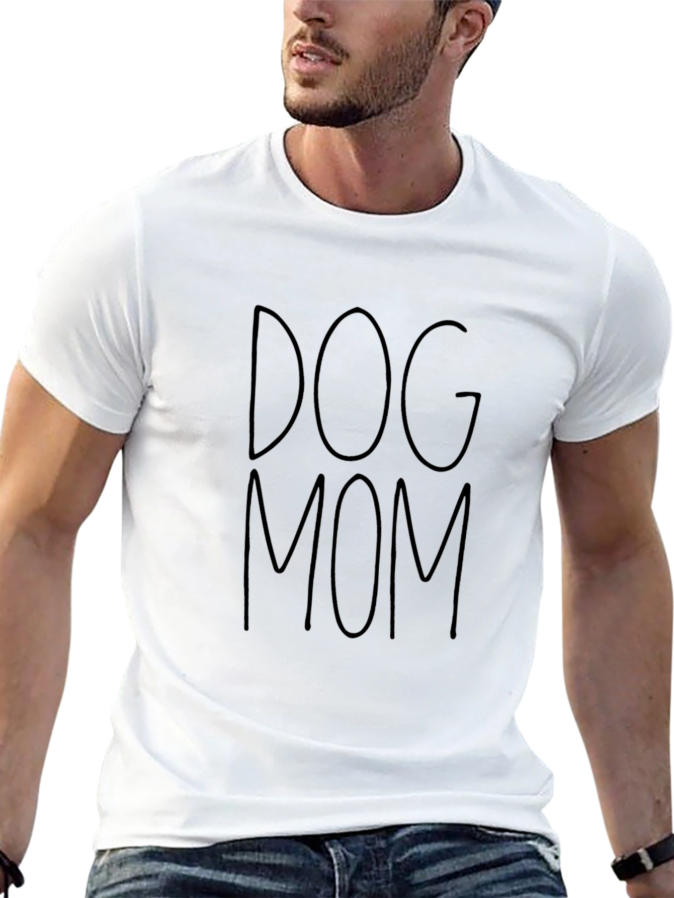 Dog Mom Graphic Tee - Black T-Shirt