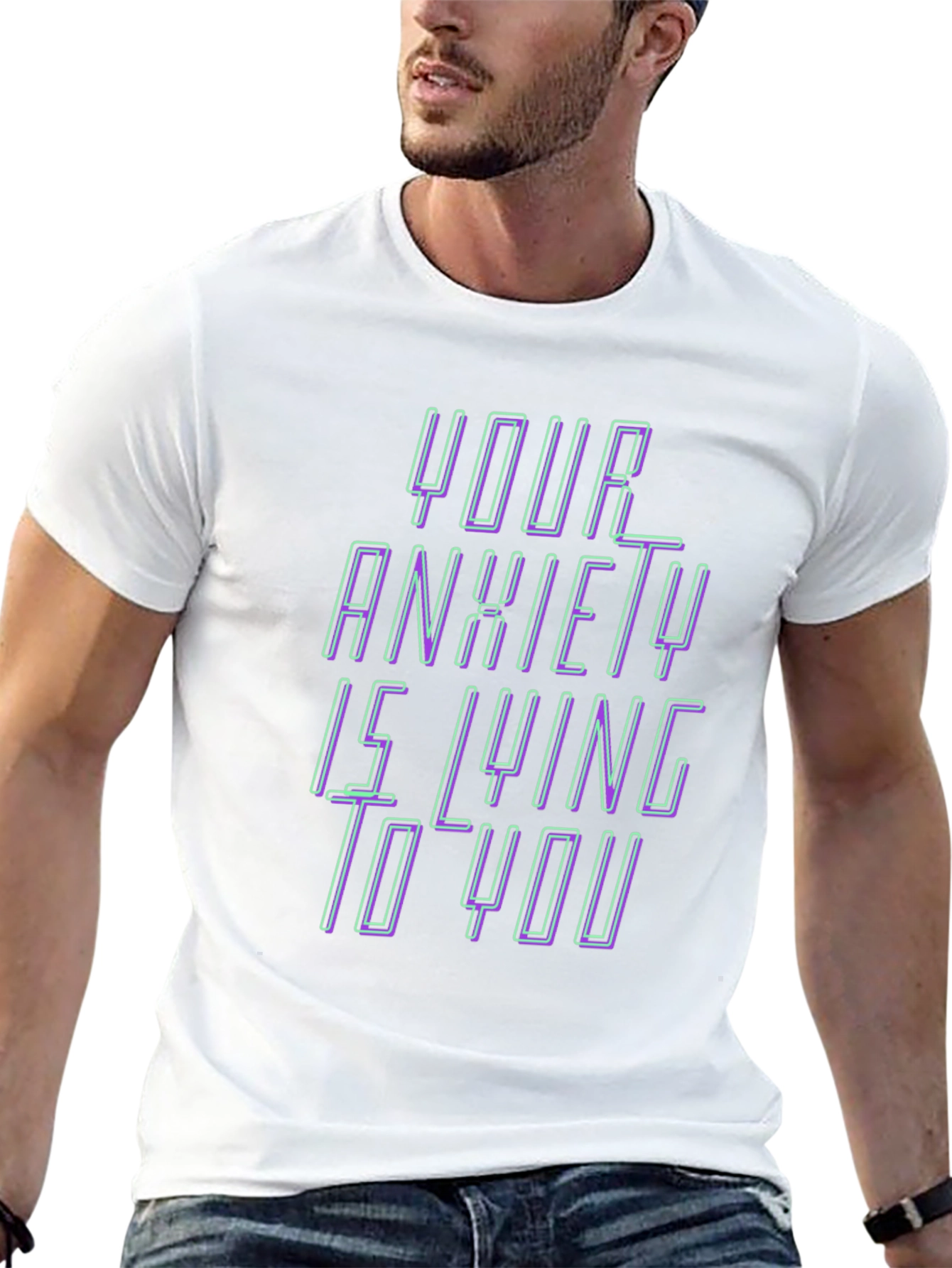 Anxiety Truth T-Shirt - Comfort Fit Bold Statement