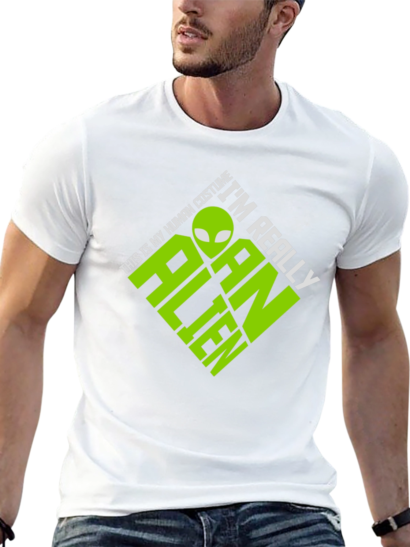 Alien Costume T-Shirt - Funny Graphic Tee
