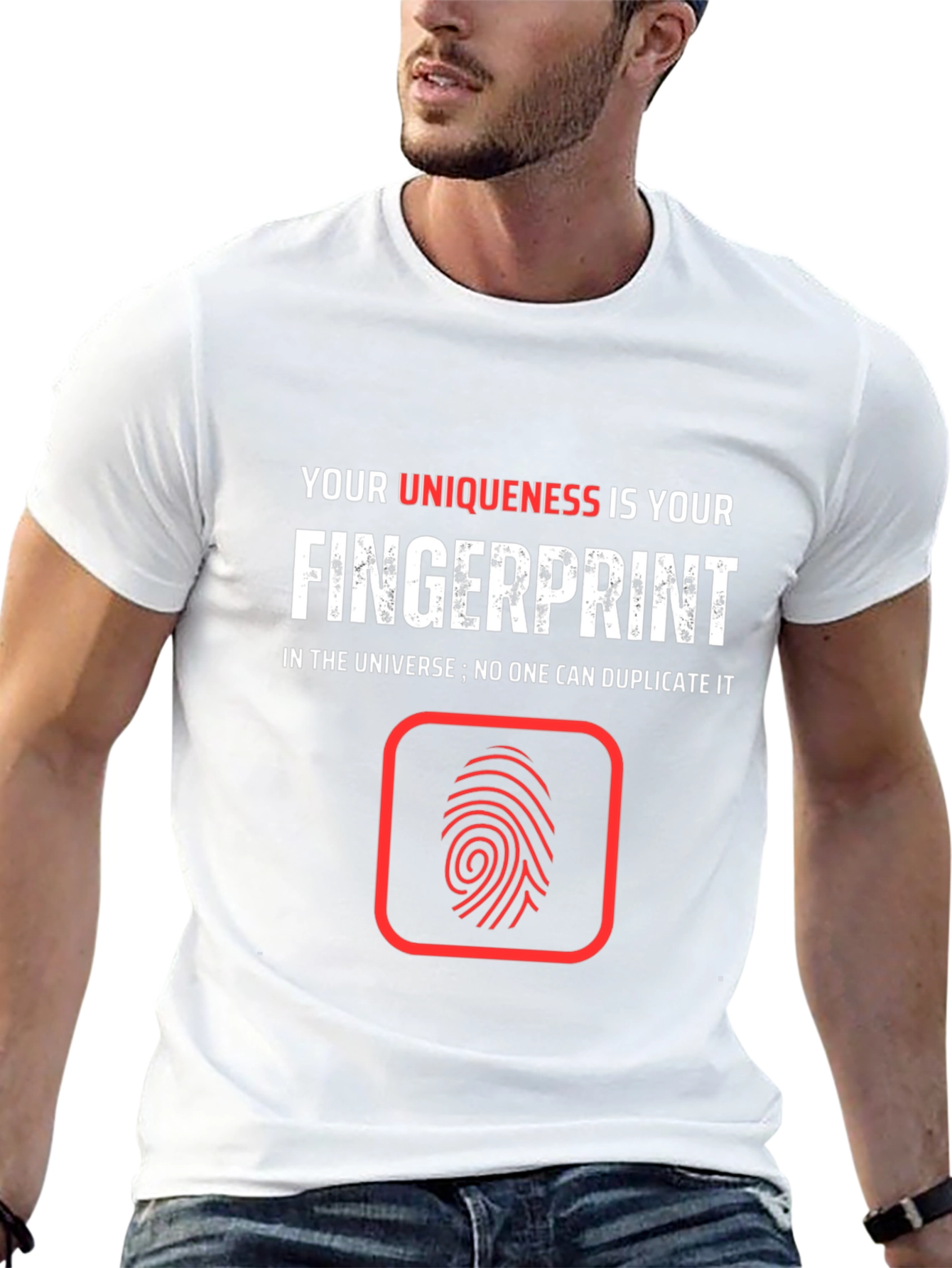 Unique Fingerprint T-Shirt - Express Yourself!