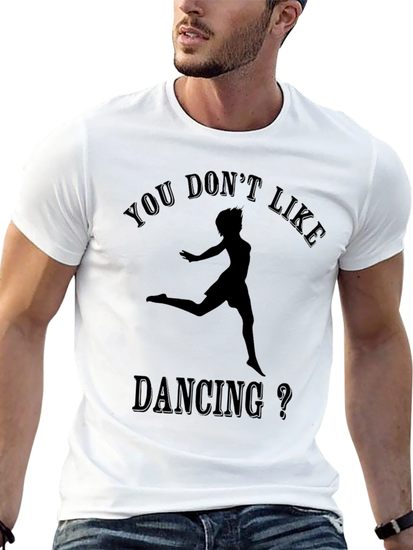 Dancing Silhouette T-Shirt - Unisex Black Tee