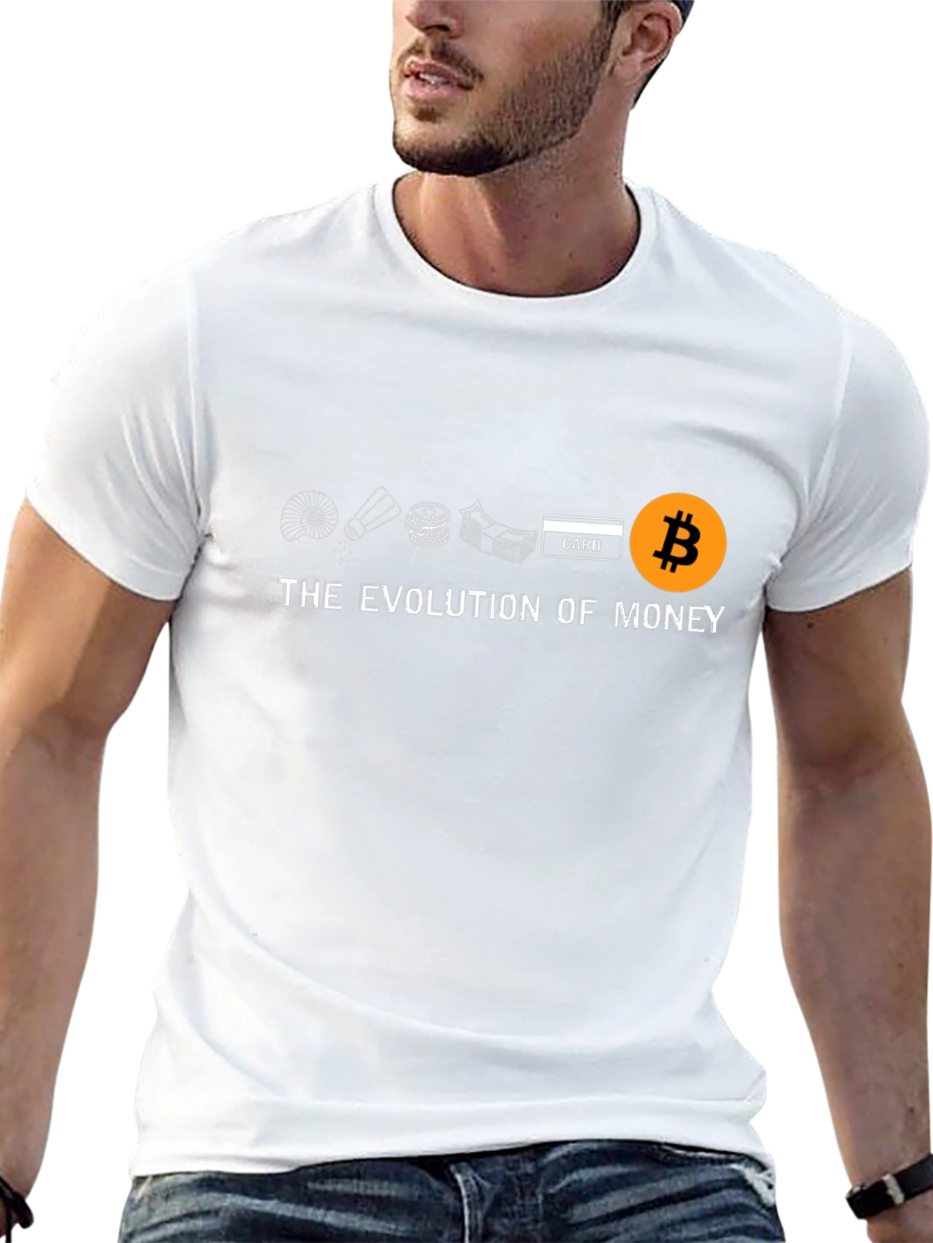 Evolution of Money Bitcoin T-Shirt