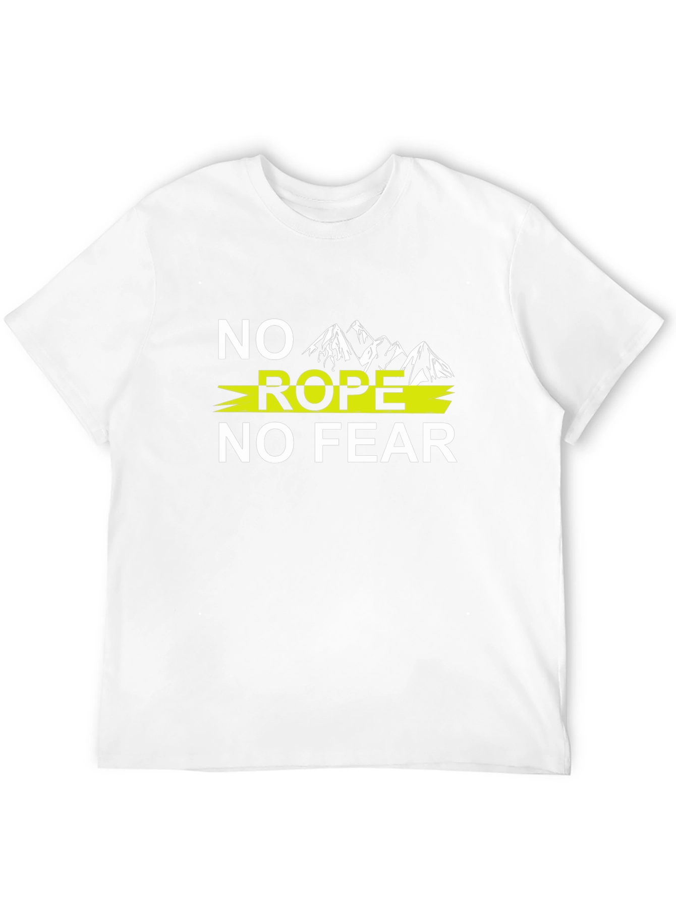 No Rope No Fear Graphic Tee - Black