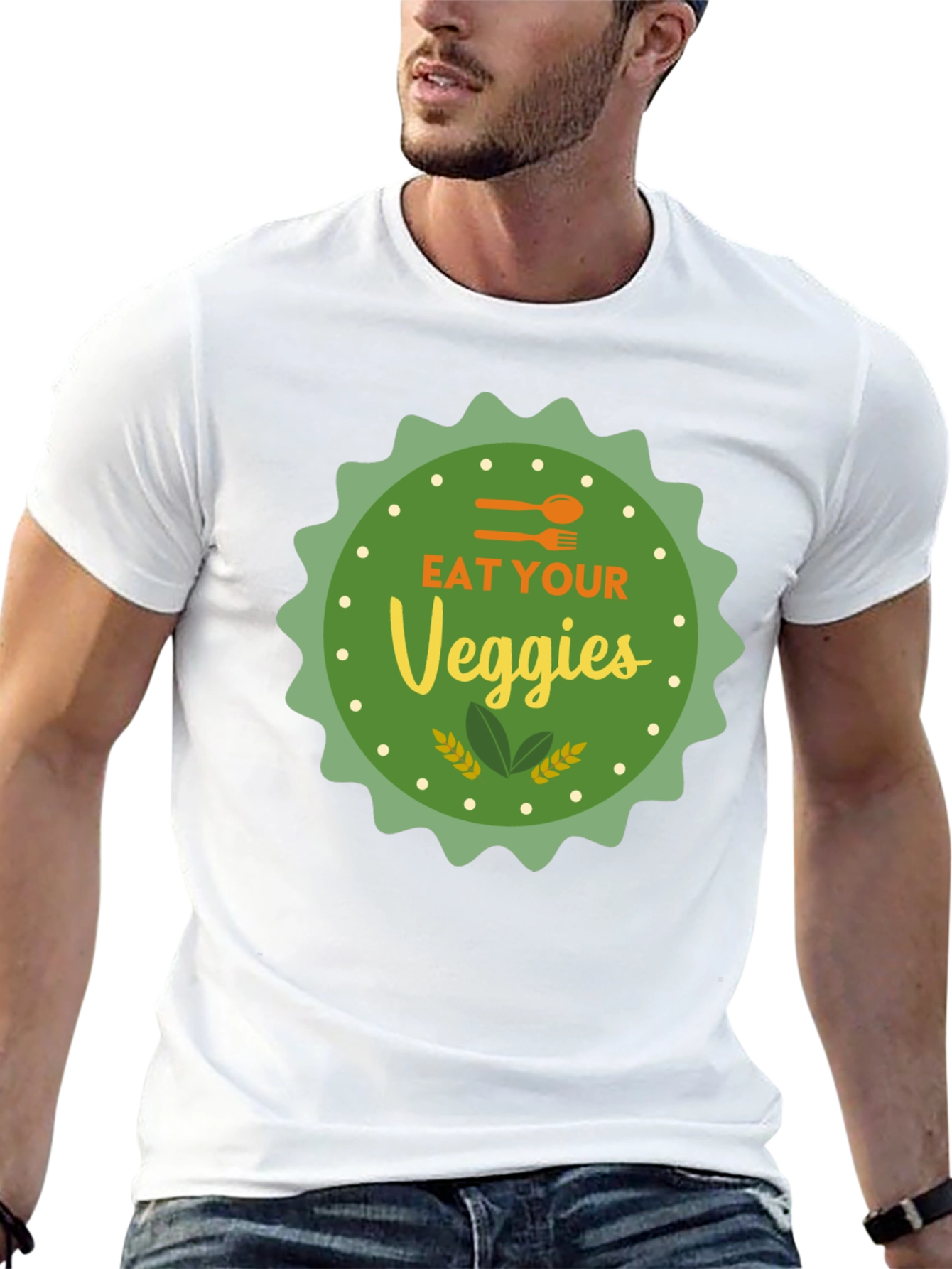 Eat Your Veggies Graphic T-Shirt - Vegan Friendly