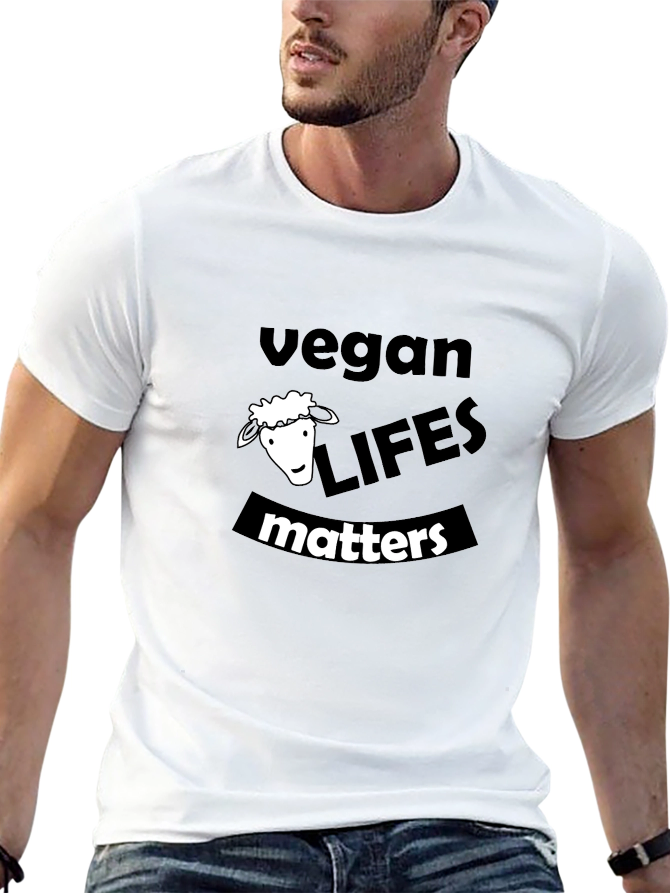 Vegan Life Matters Black T-Shirt